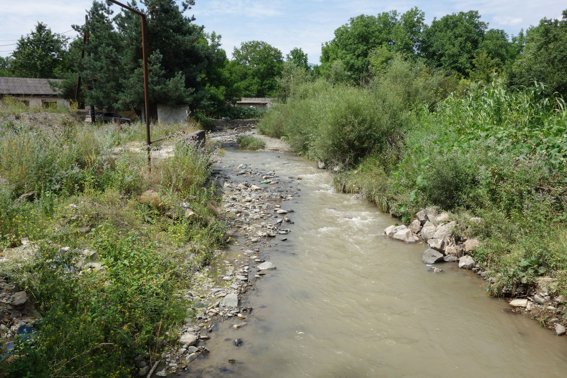 River Ota in Aspindza, Samtskhe-Javakheti, Georgia