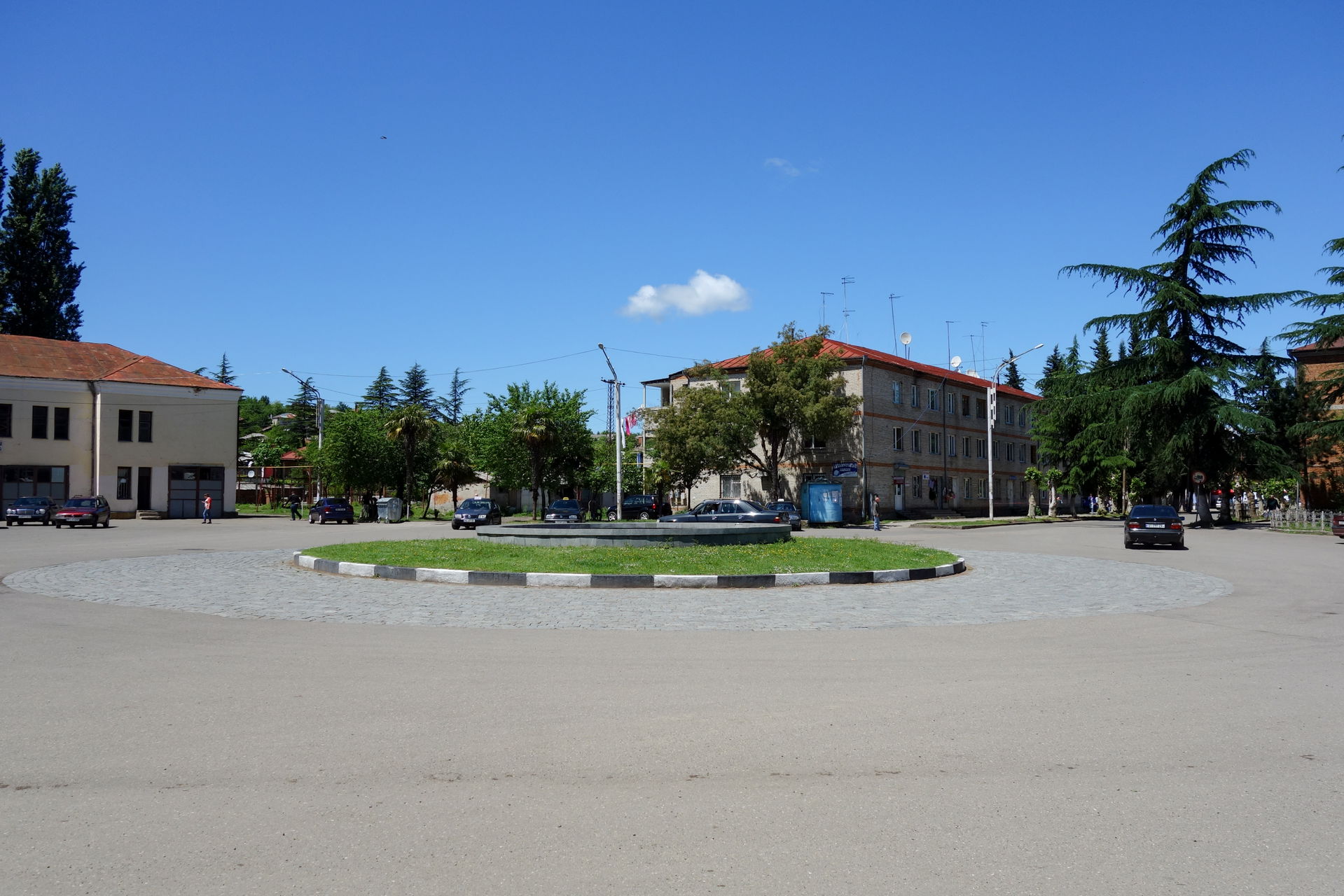 Town Center of Baghdati, Imereti, Georgia