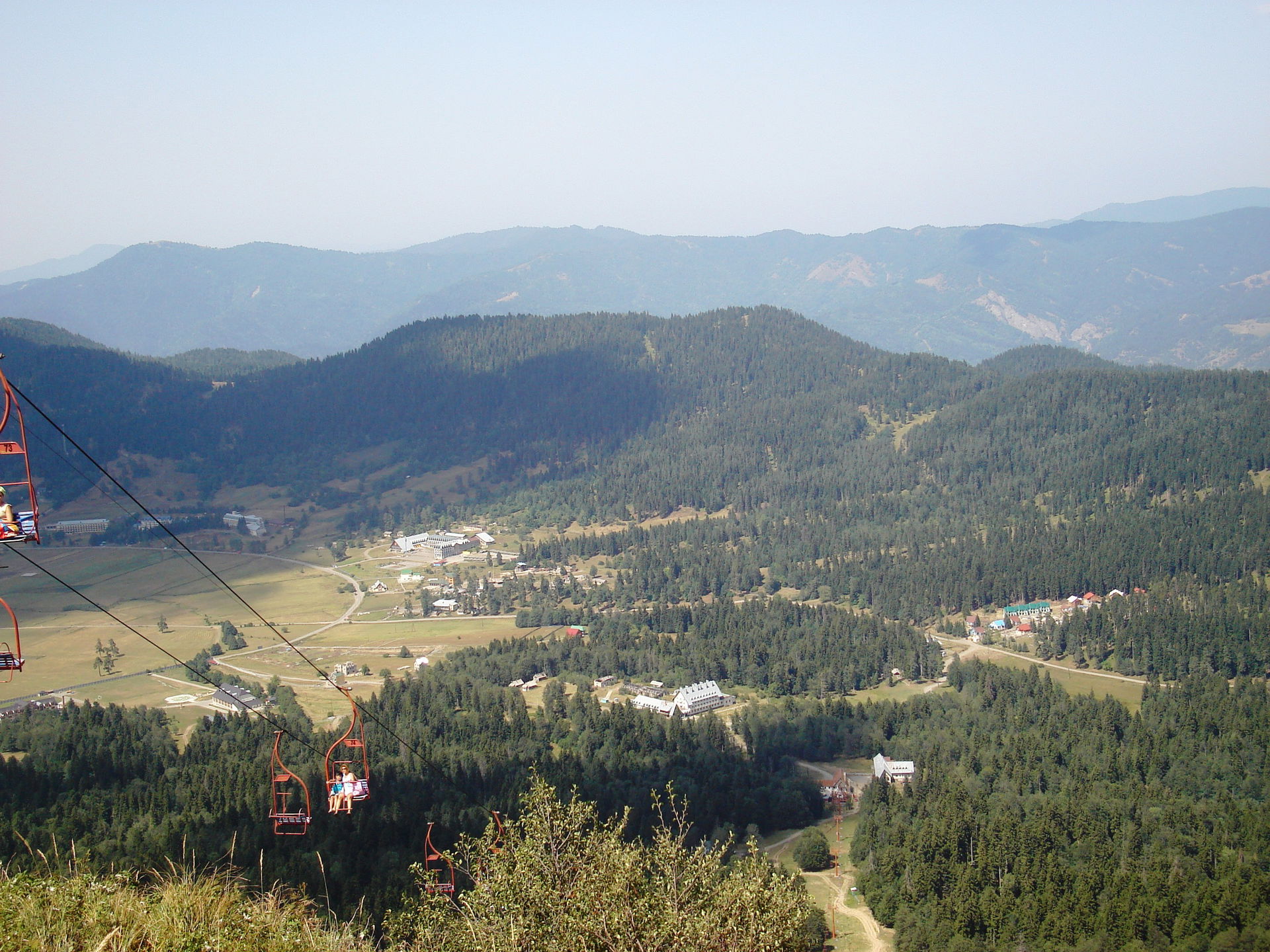 Bakuriani as seen from Mount Kokhta