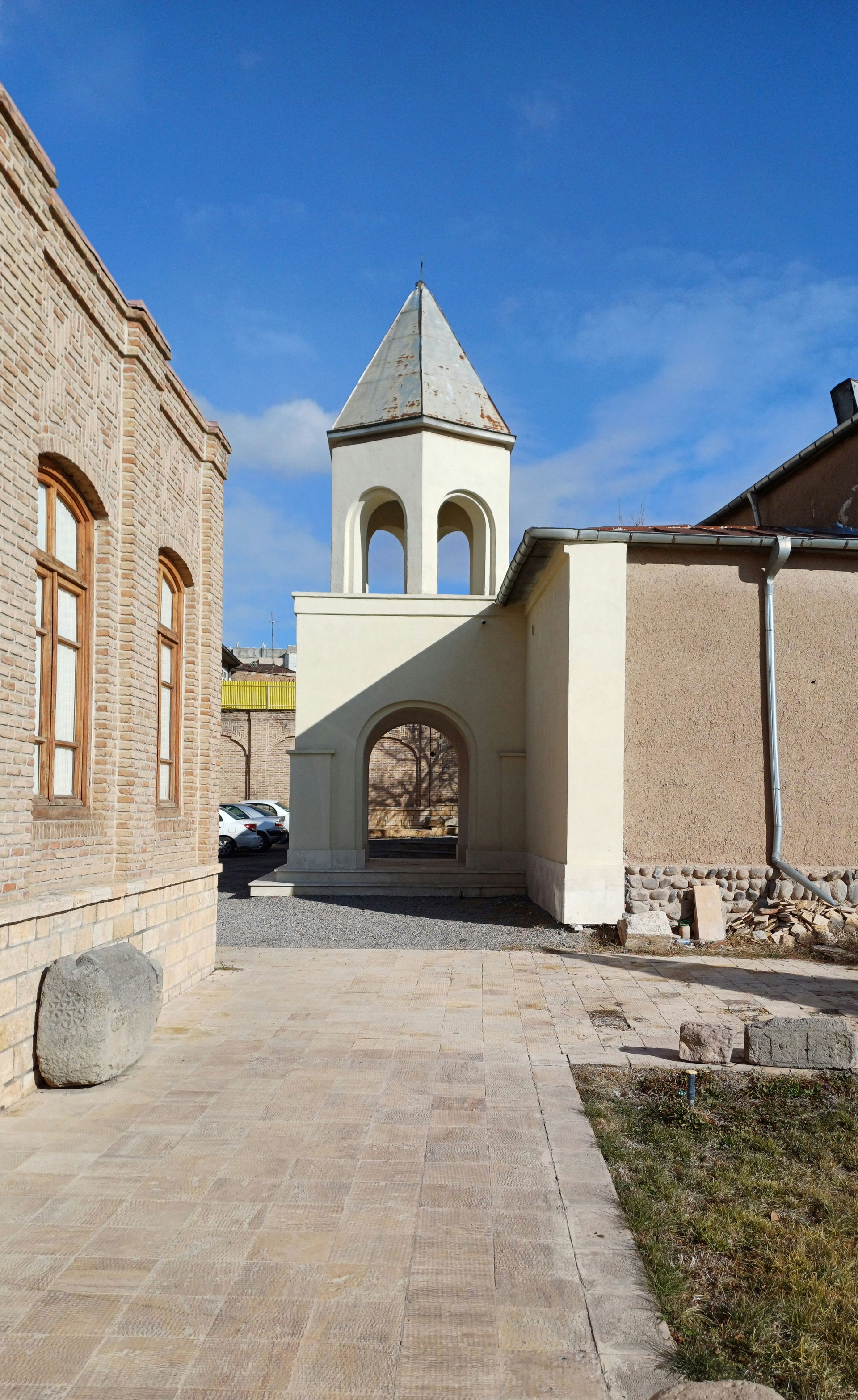 Exterior view of the Havans Church in Maragheh after renovation…