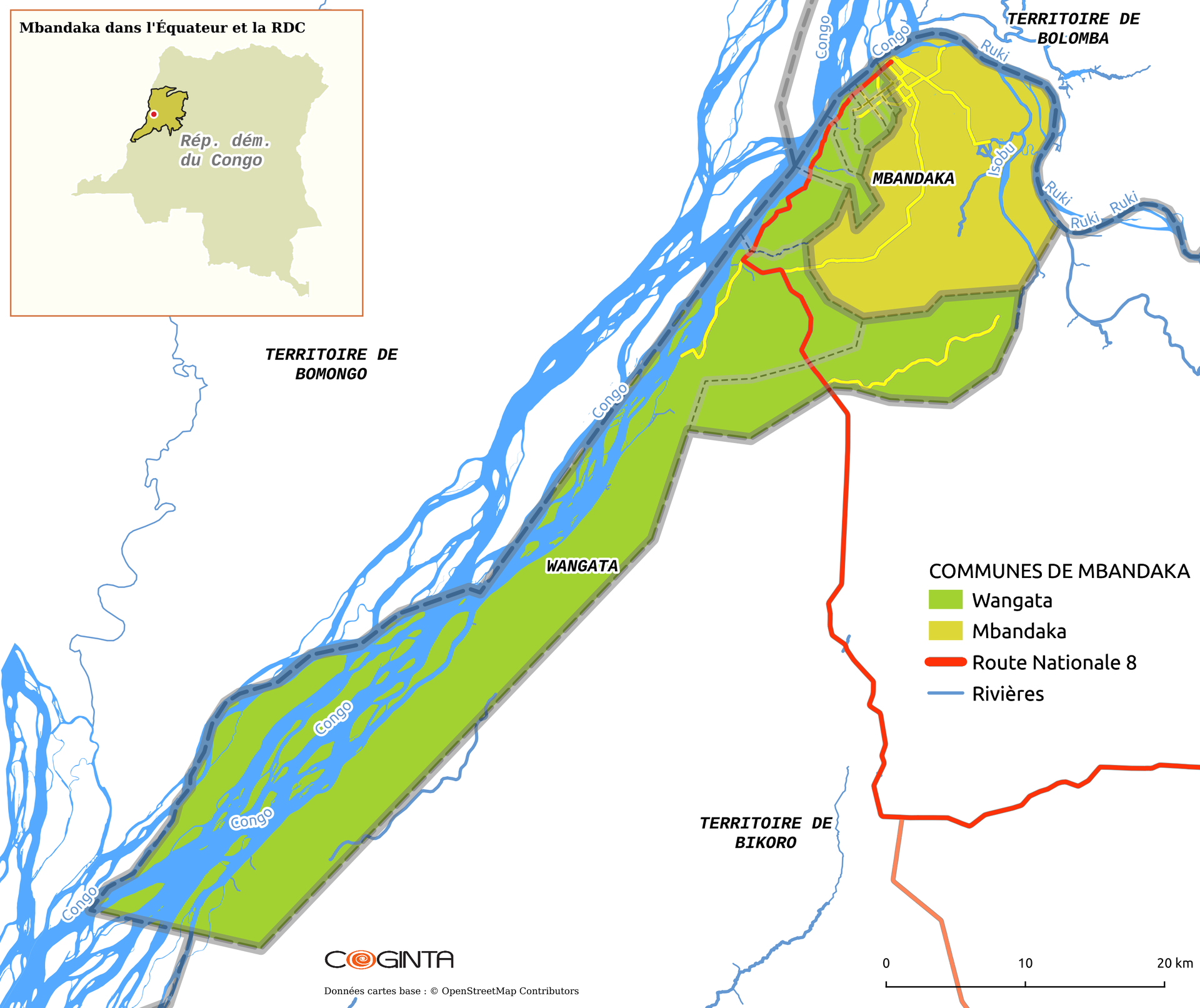 Mbandaka communes