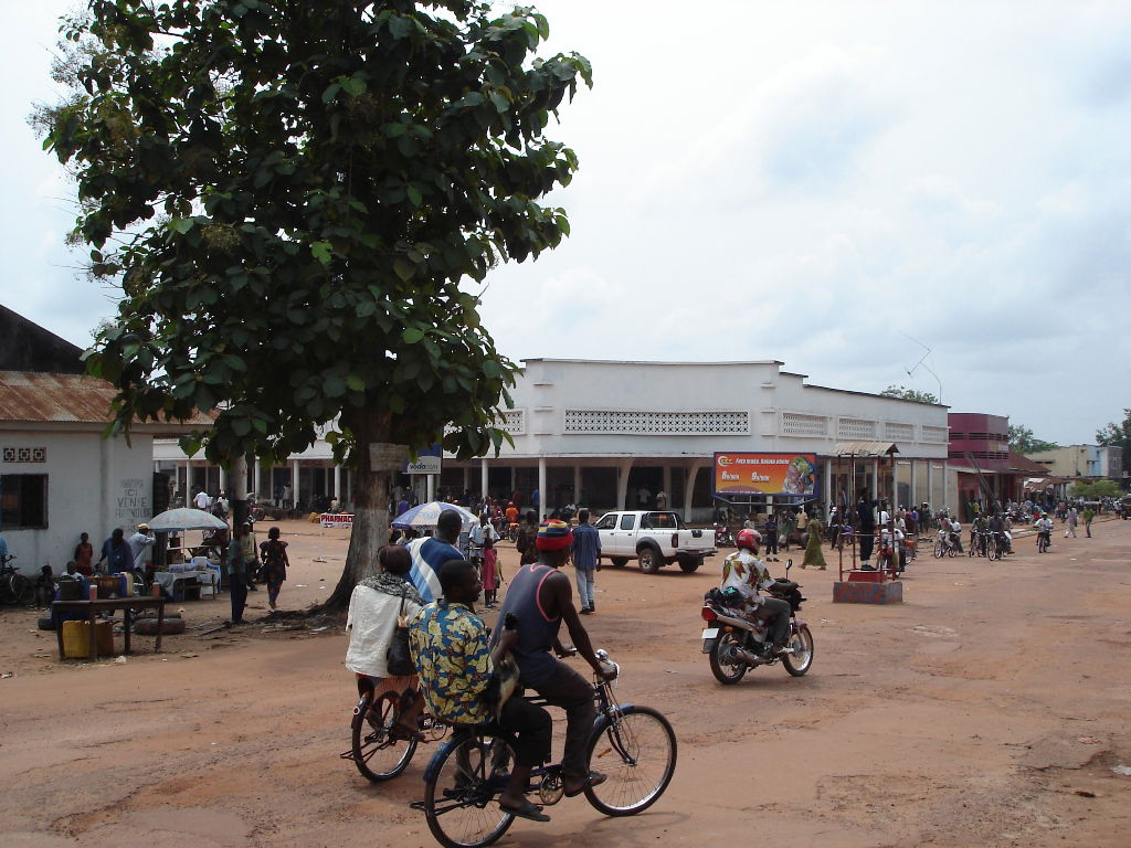The commercial centre of Mbandaka, Equateur province, DRC
