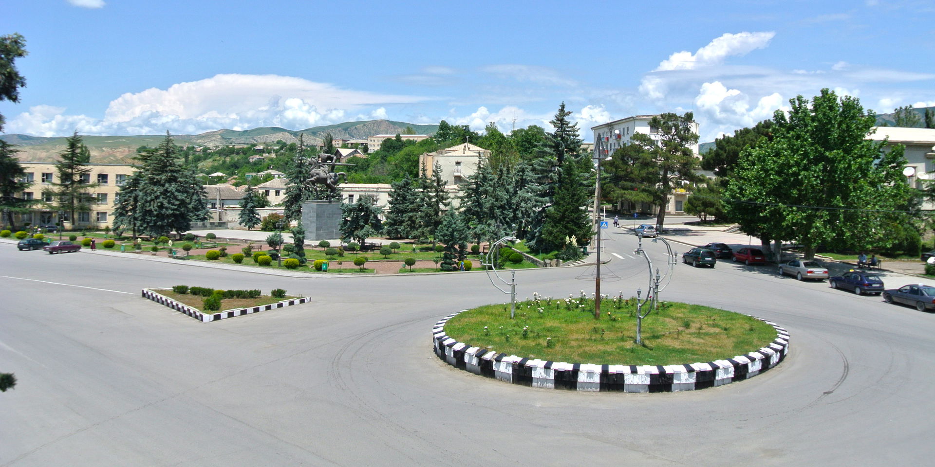 Center of Kaspi, Georgia