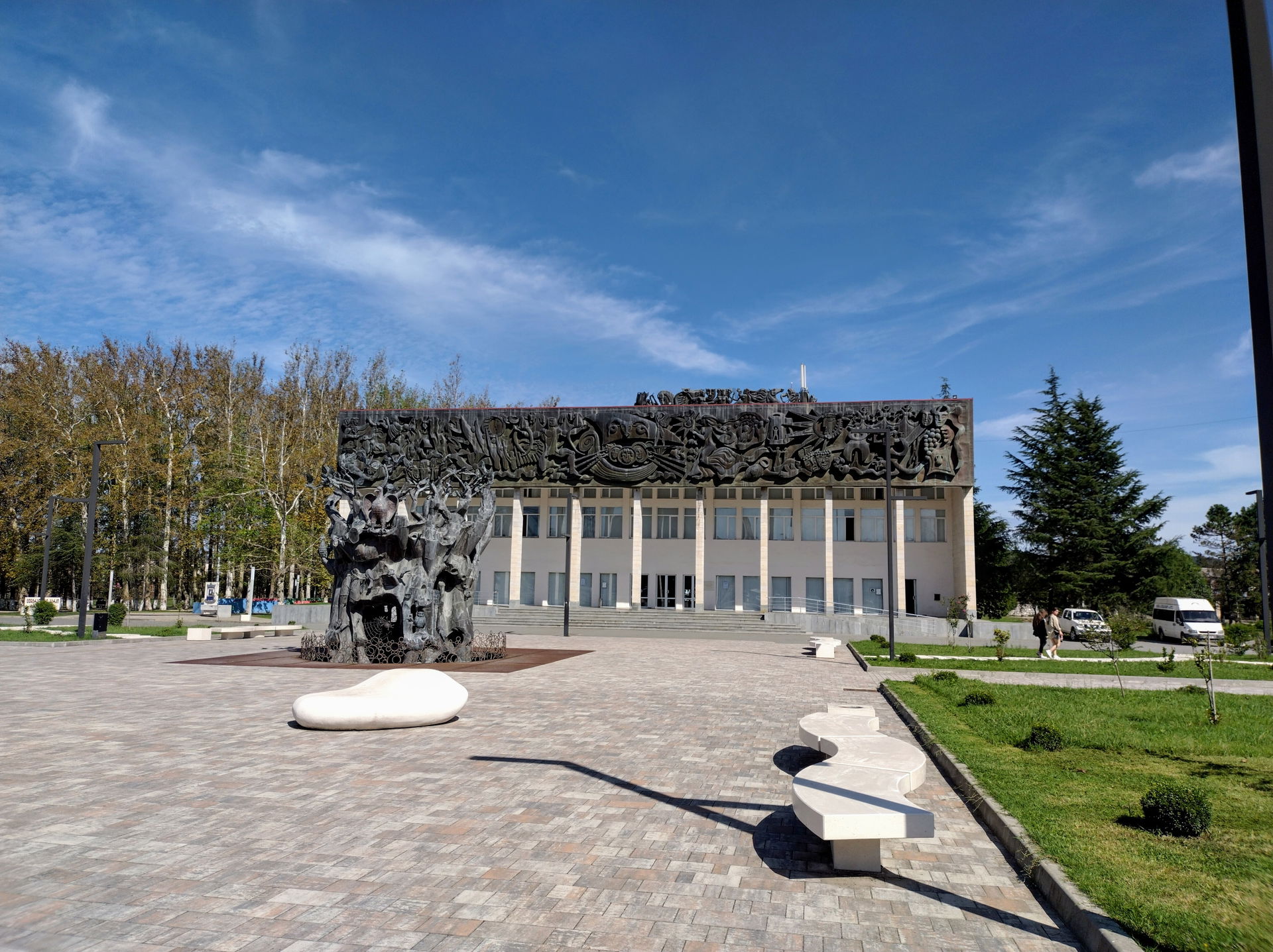 Khobi community center after renovation