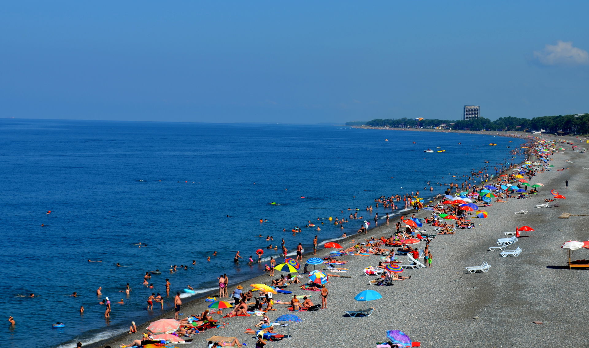 Kobuleti Black Sea Beach, Adjara, Georgia