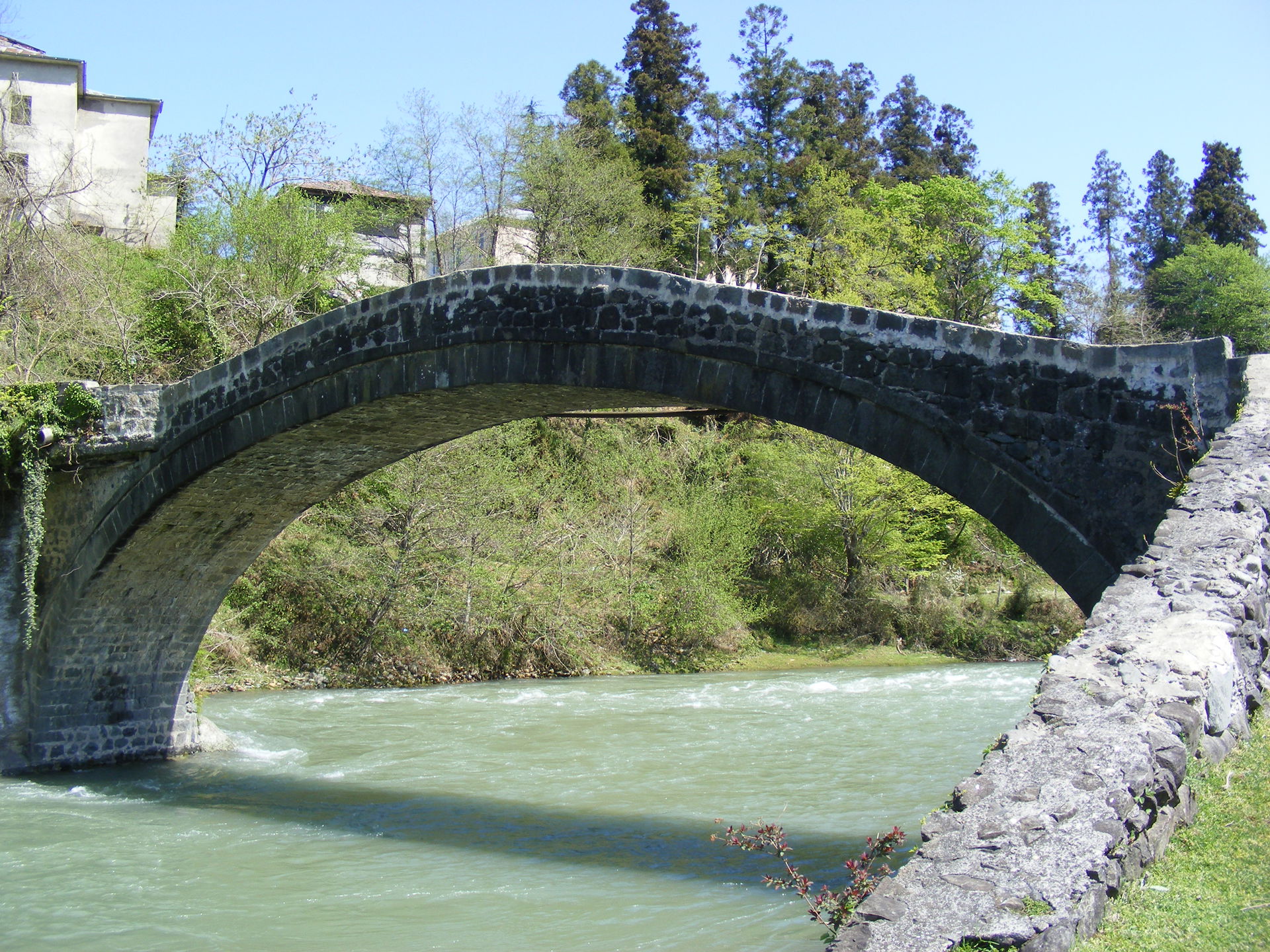 Arced Bridge at Village Kobuleti, above the Kintrishi River
