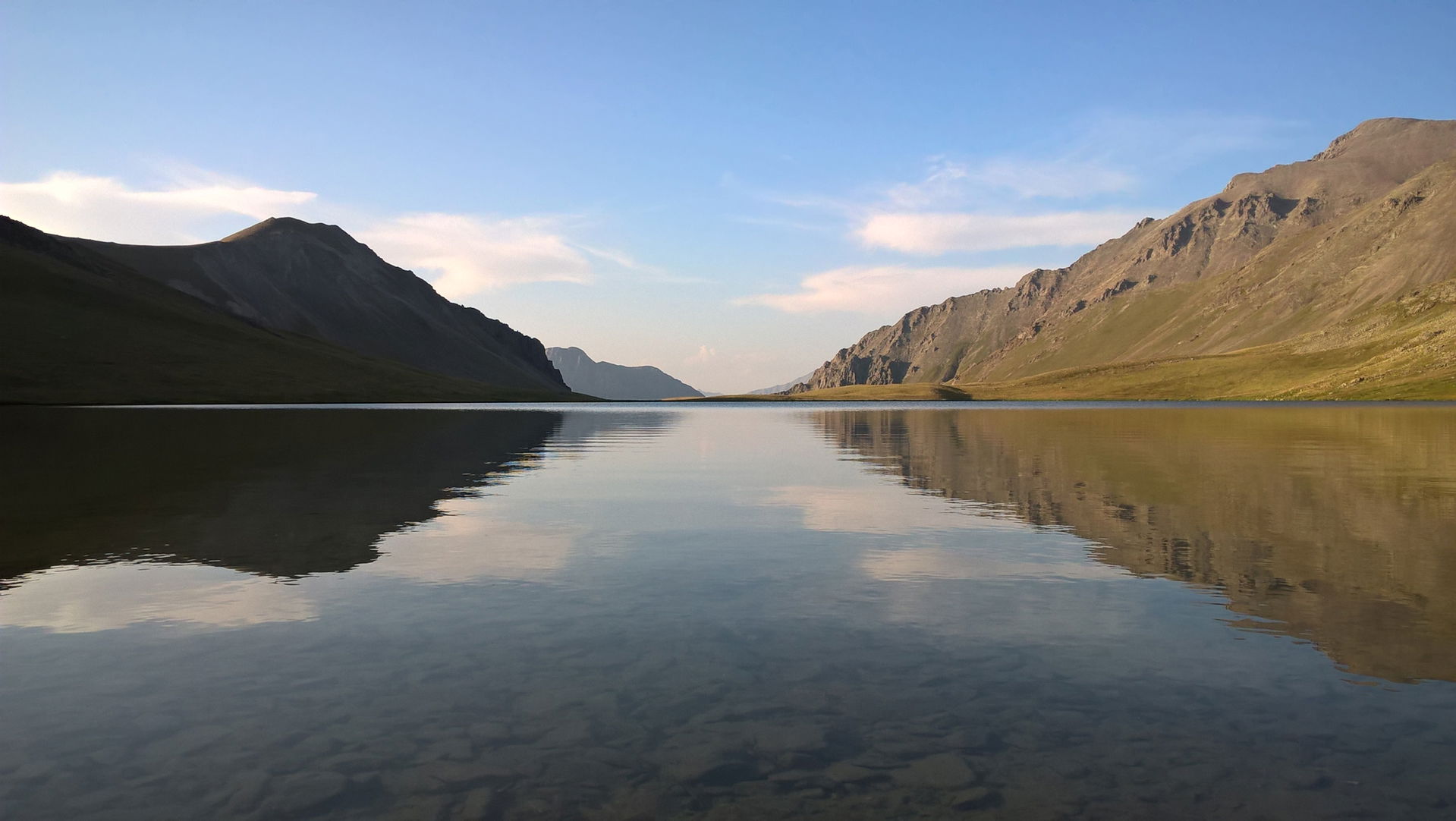 Black Cliffs' Lake, Lagodekhi Protected Area, Georgia (3,000 m …