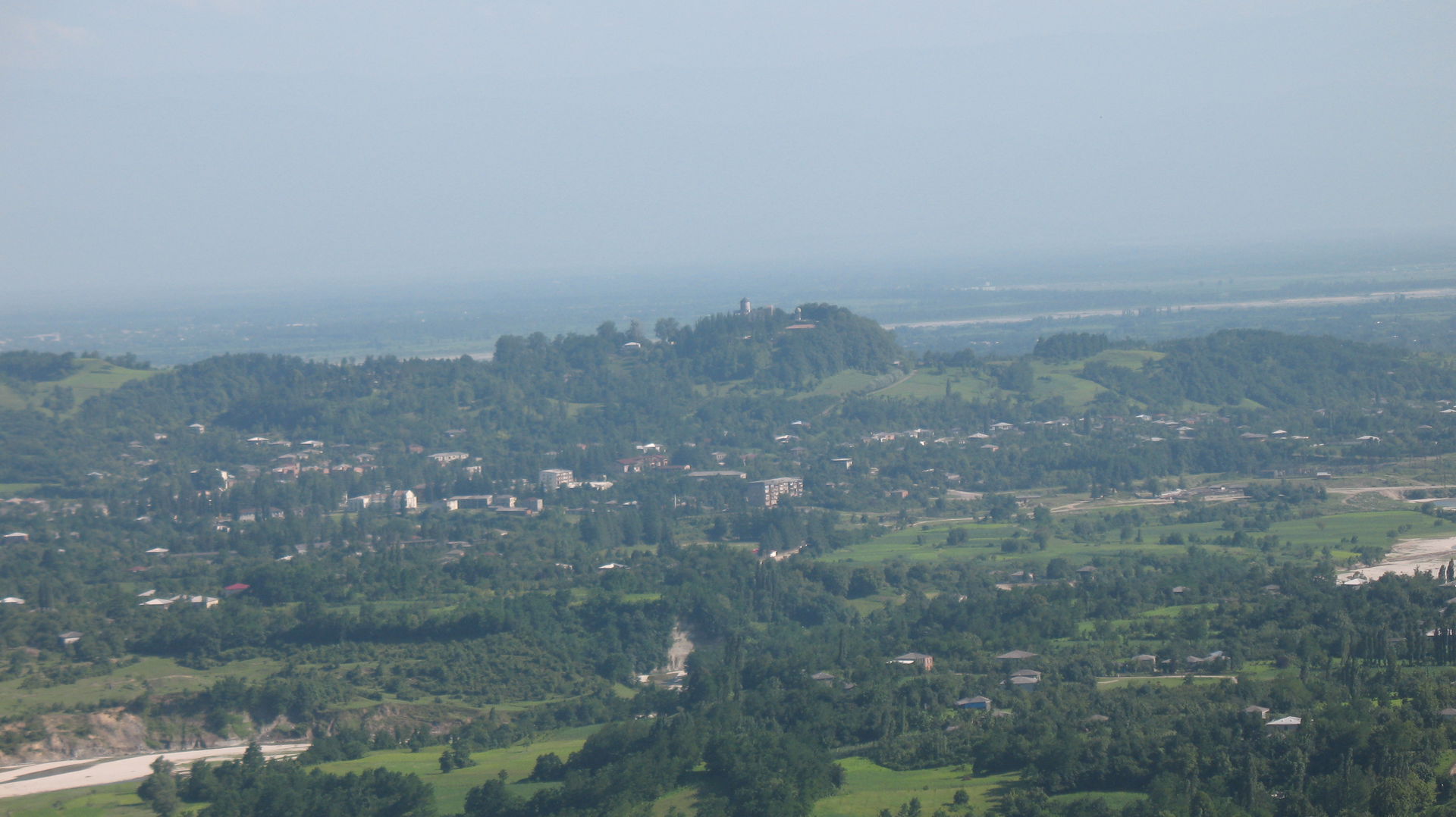 view to Martvili monastery