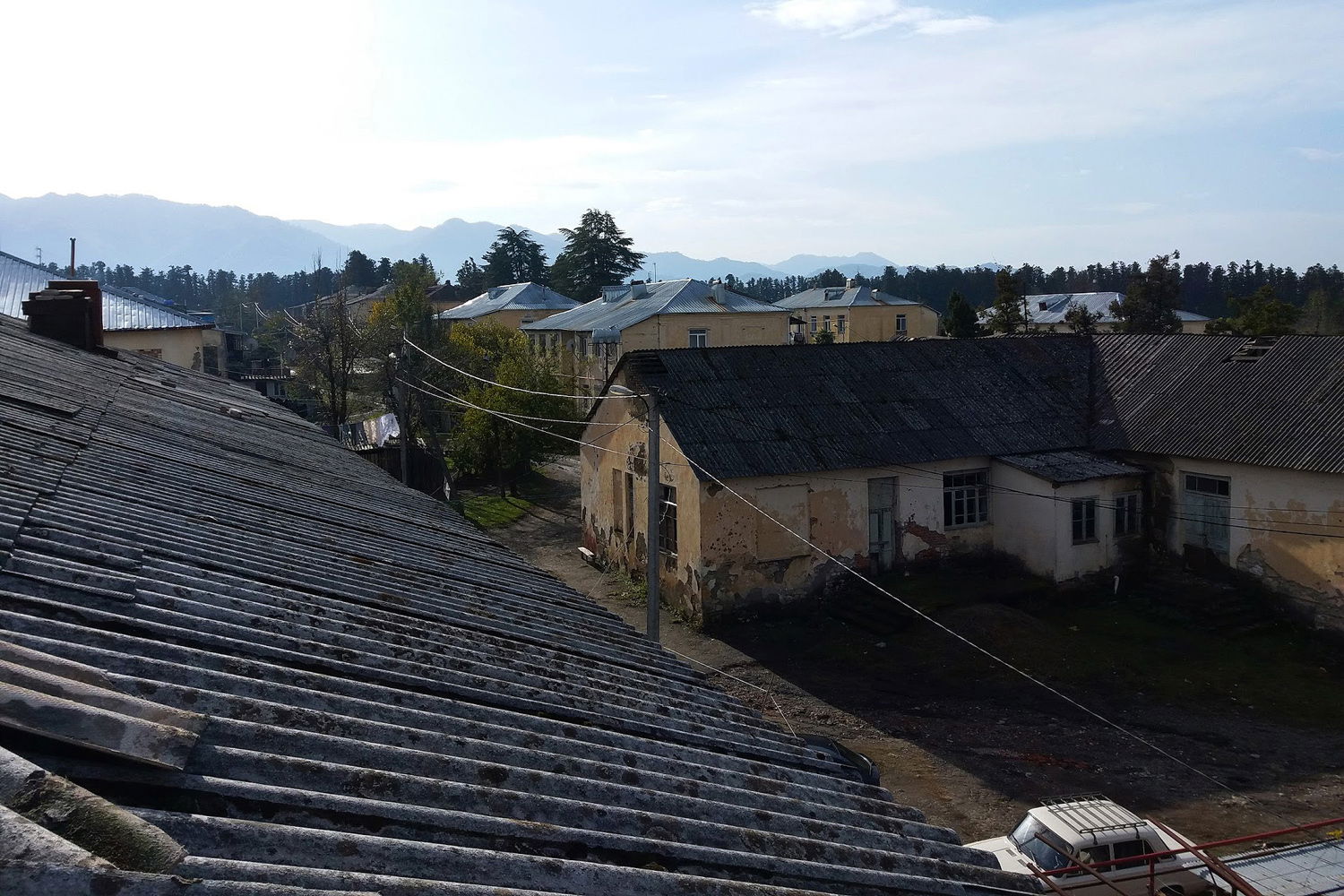 Ochkhamuri kolchoz housing. Once, Ochkhamuri was a flourishing …