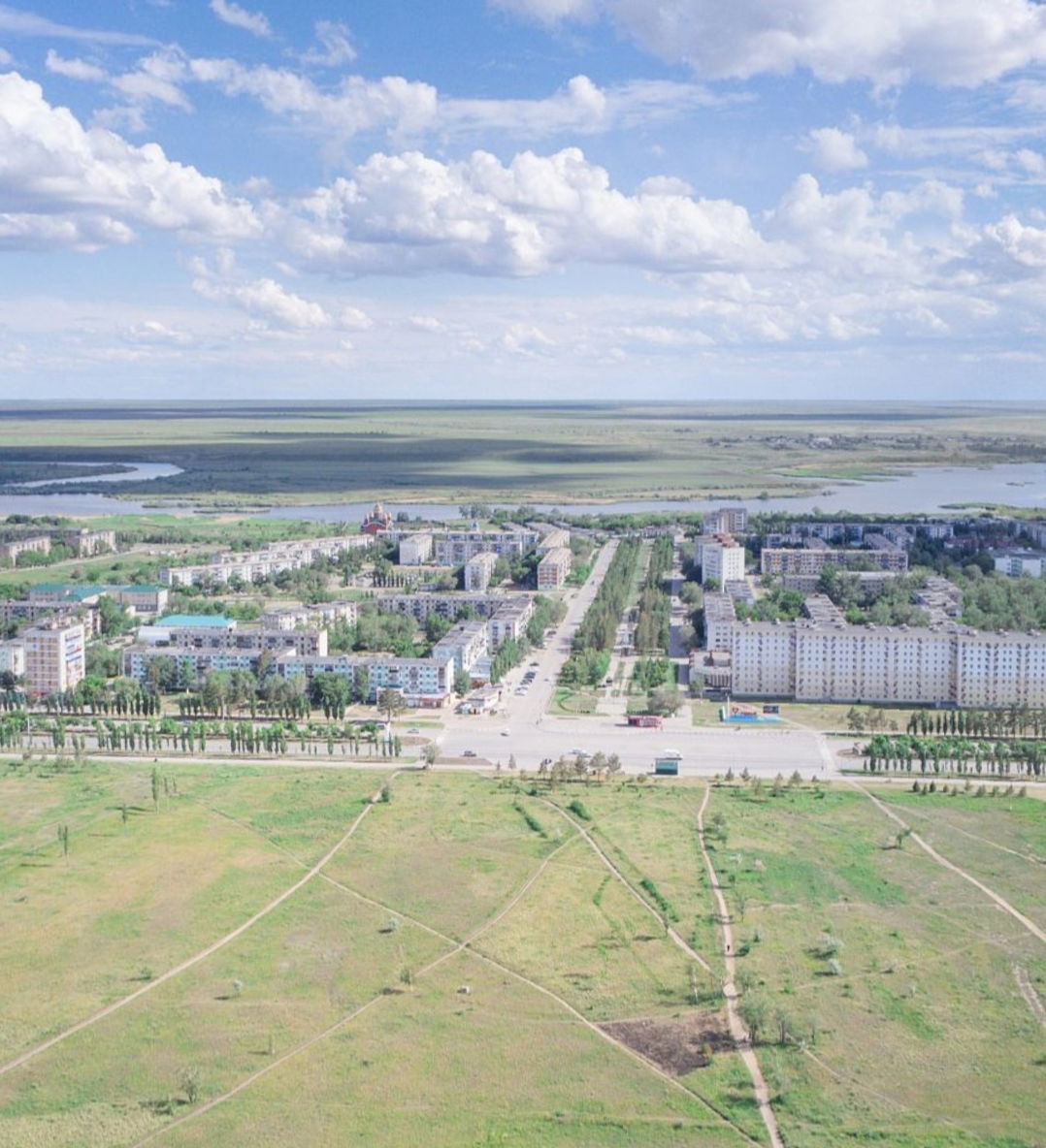 Рудный с высоты птичьего полёта