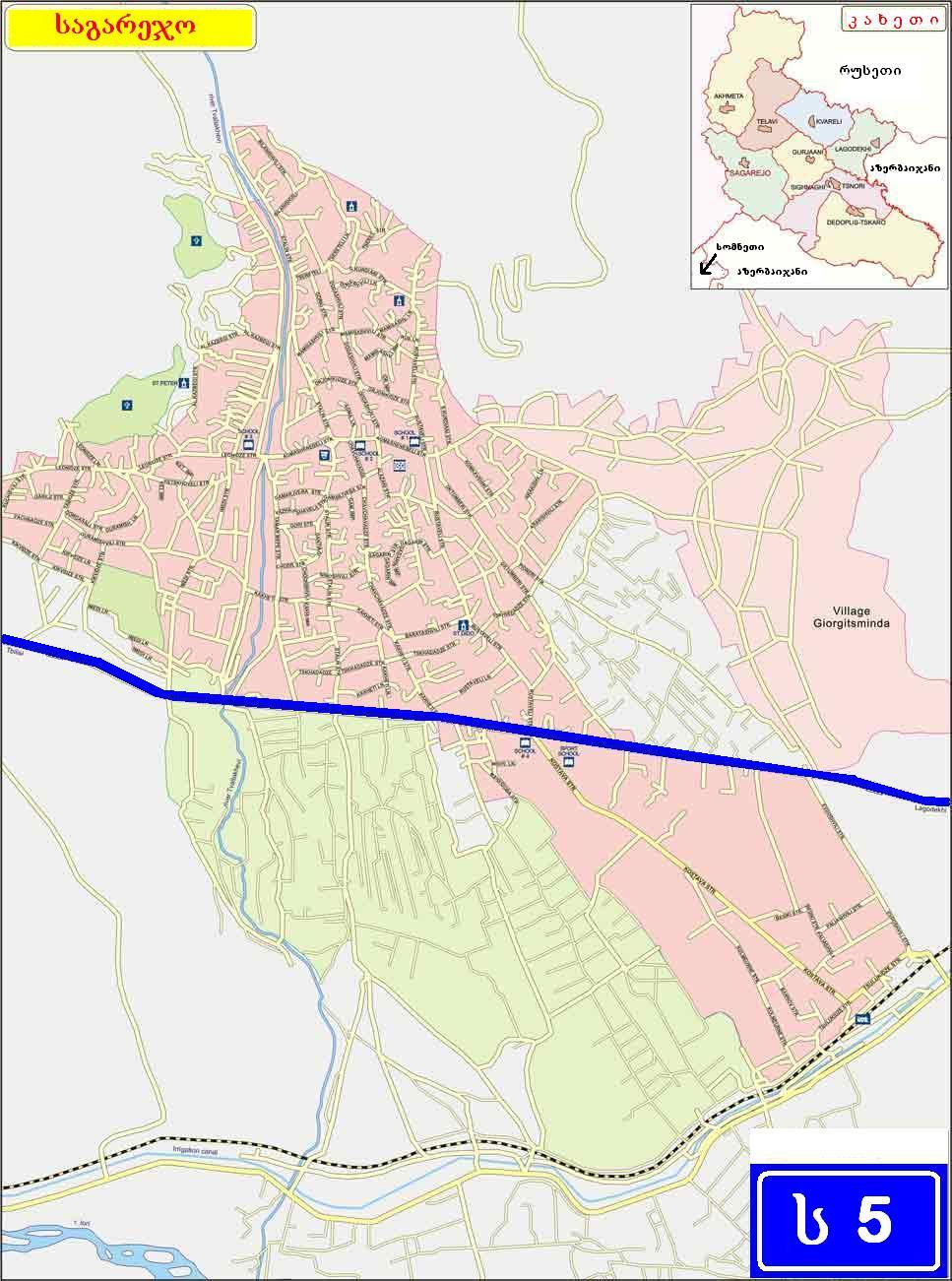 S-5 through Sagarejo until 2024. In 2024 a motorway section aro…
