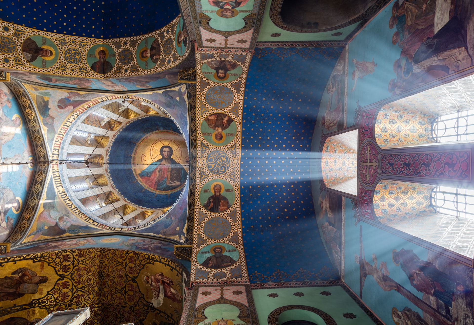 Ceiling of the Sioni Cathedral, a Georgian Orthodox cathedral i…