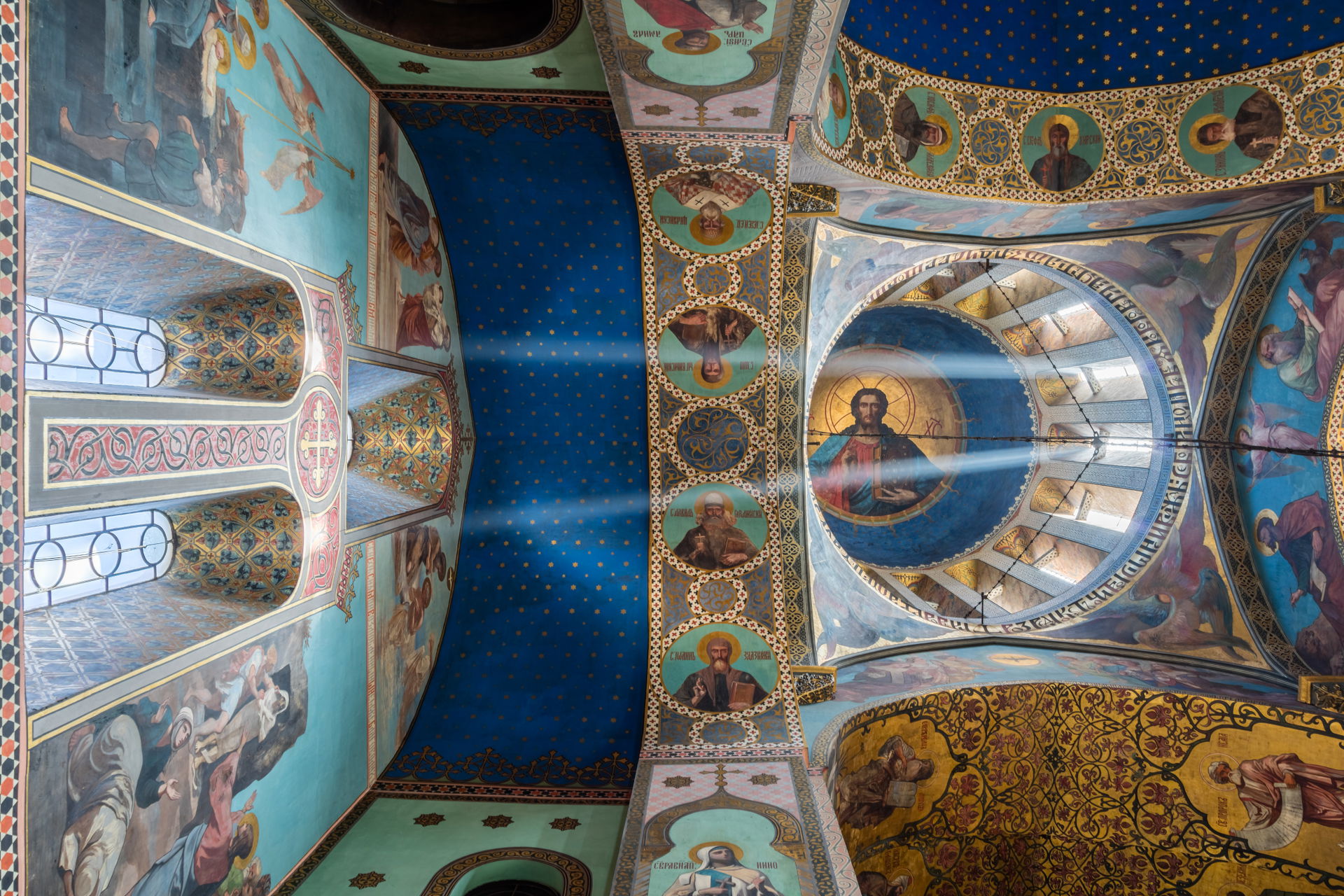 Ceiling of the Sioni Cathedral, a Georgian Orthodox cathedral i…