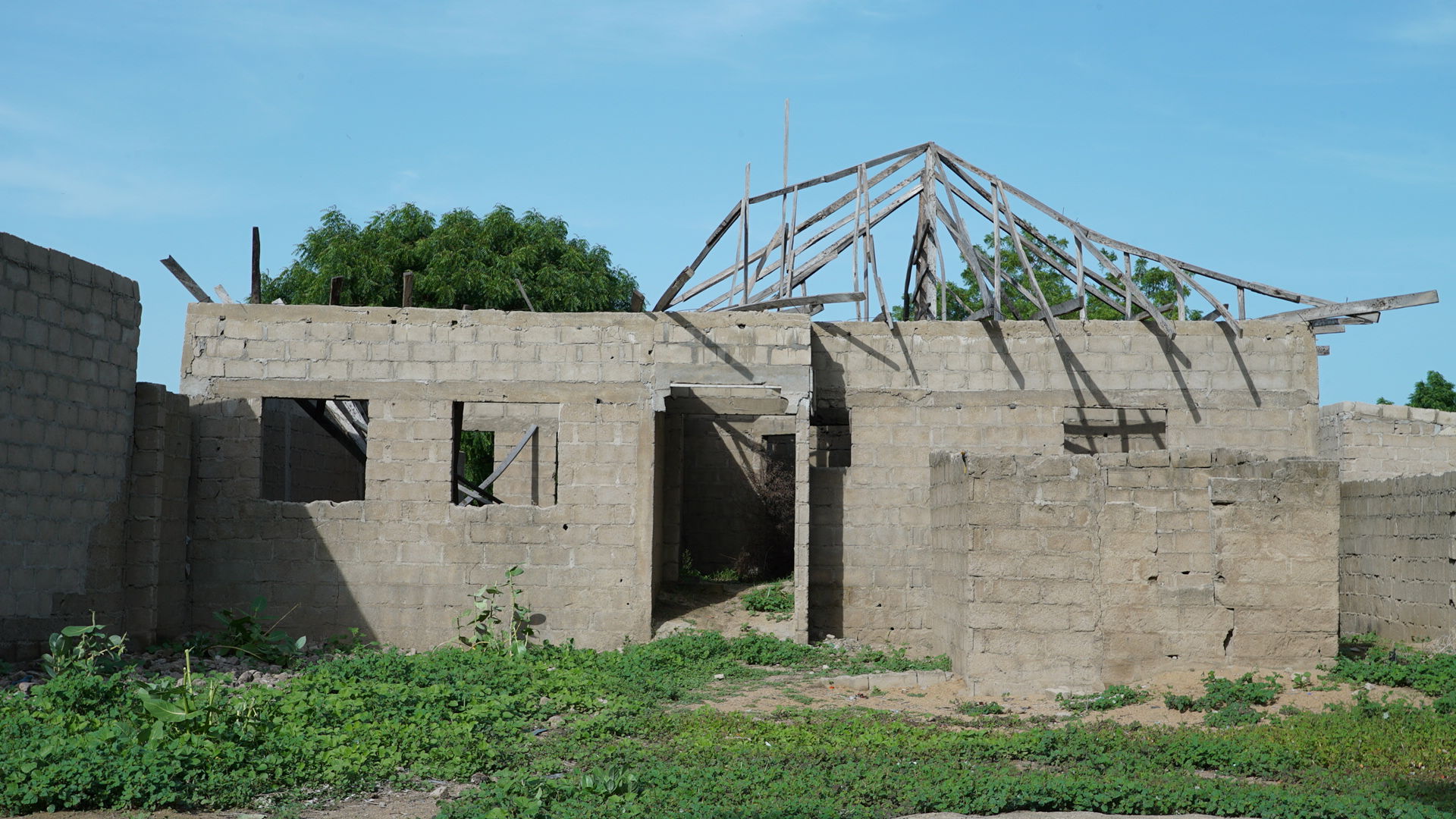 Building under construction in Bama Borno State Nigeria. Bama w…