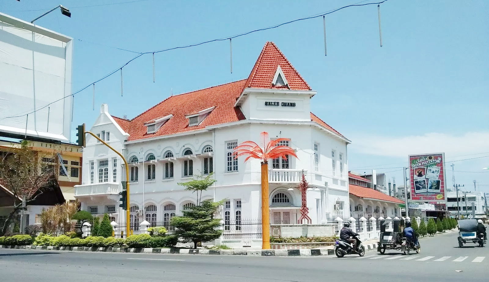 Bale Juang Museum, a colonial building in Langsa City, Aceh, In…