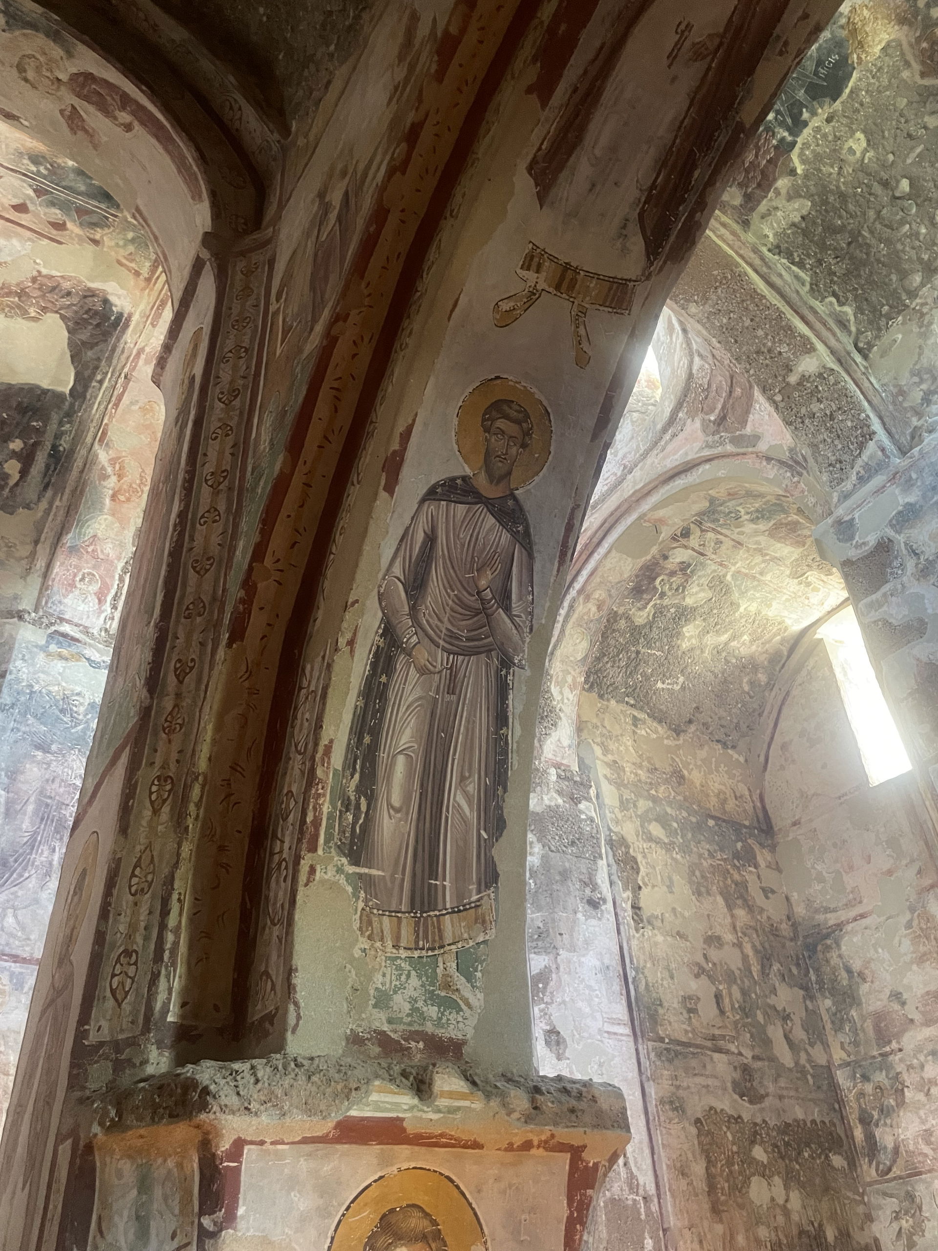 Mural painting at the Tsalenjikha Cathedral