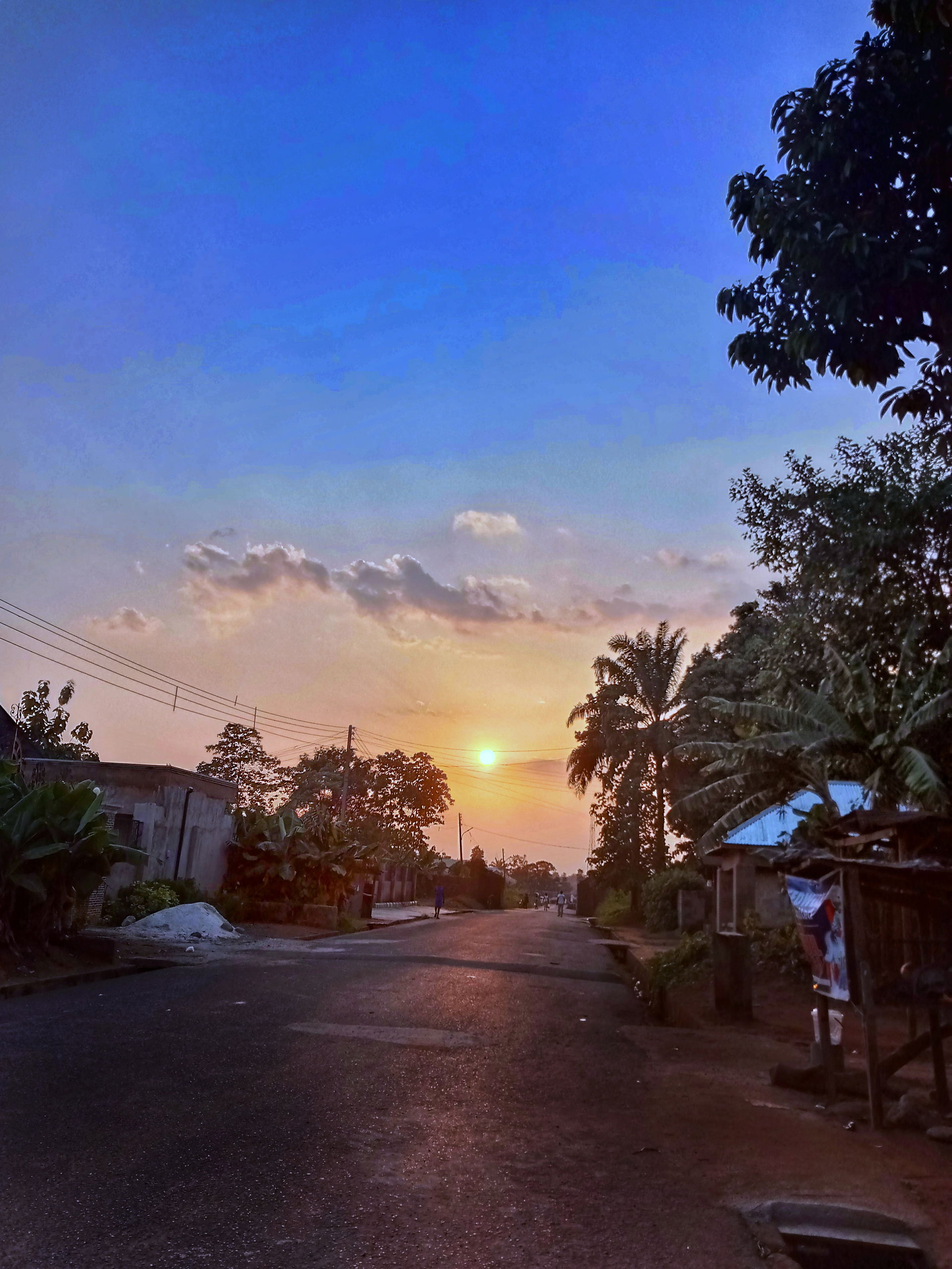 Sunset in Umuaga Nguru, Owerri