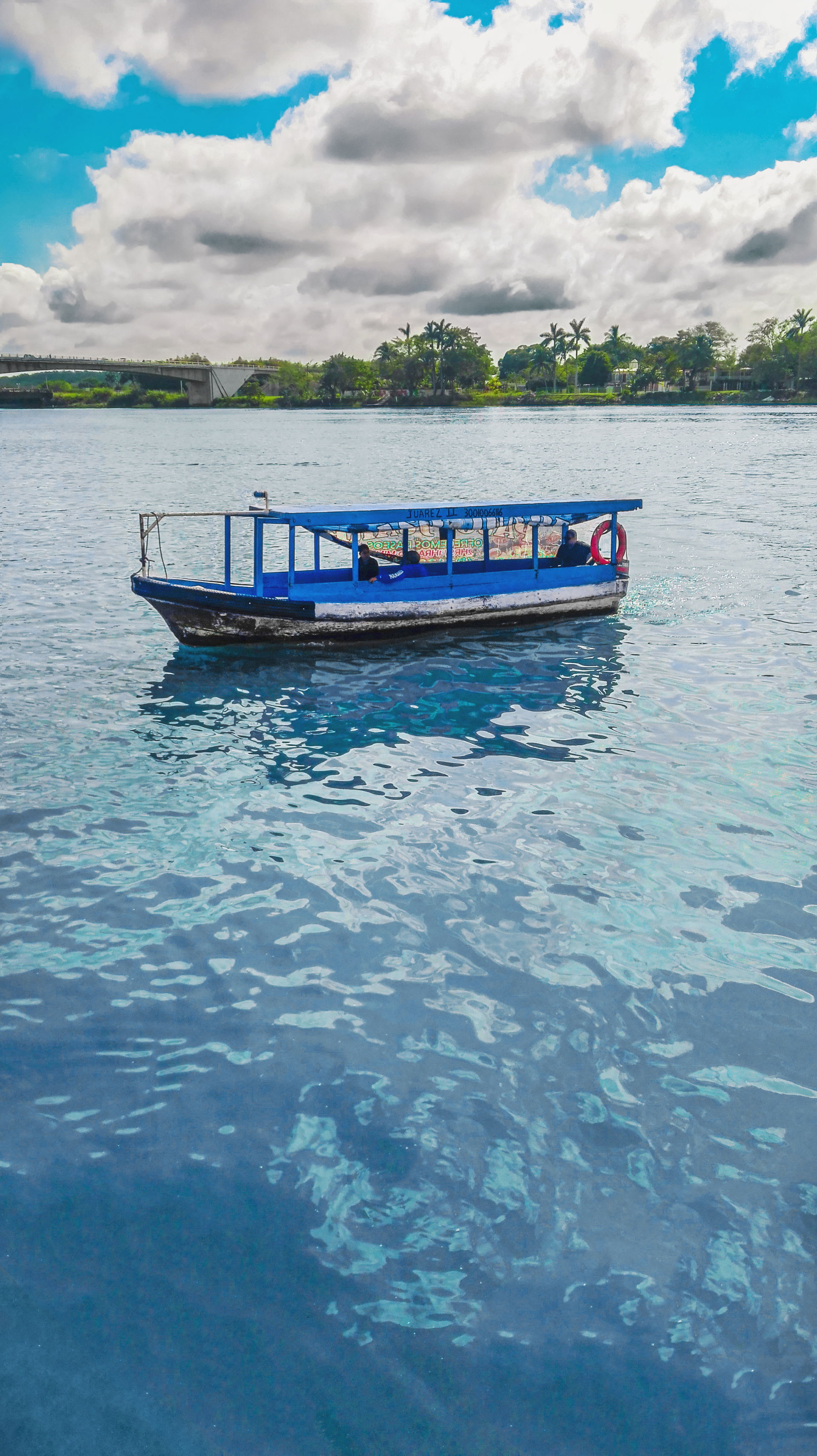 Boat ride on the Pantepec River that divides the City of Tuxpan