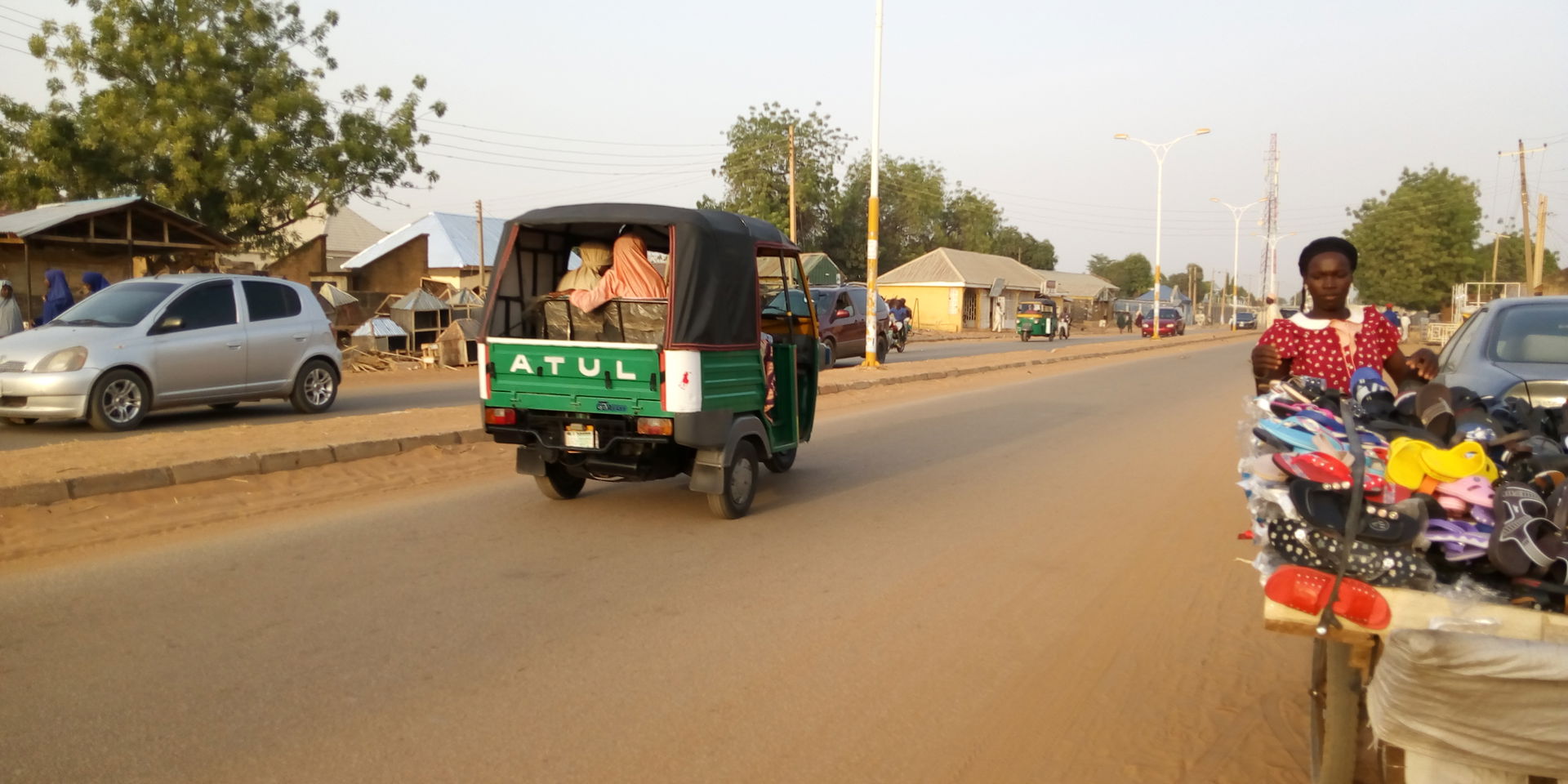 This is an image with the theme "Africa on the Move or Transpor…