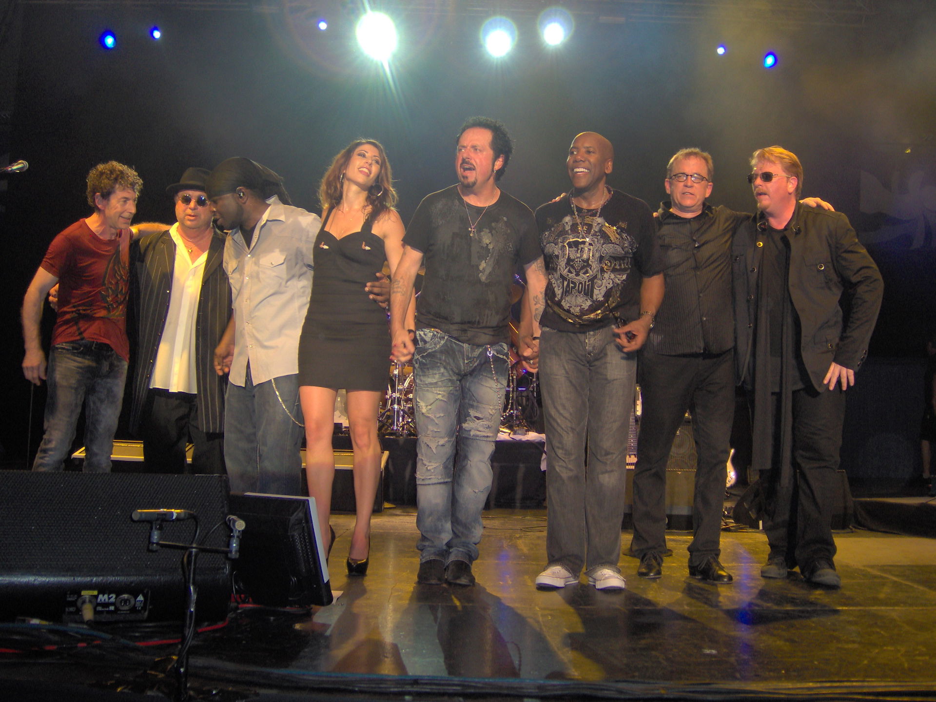 TOTO live in Copenhagen at KB Hallen July 20, 2010. The 2010 li…