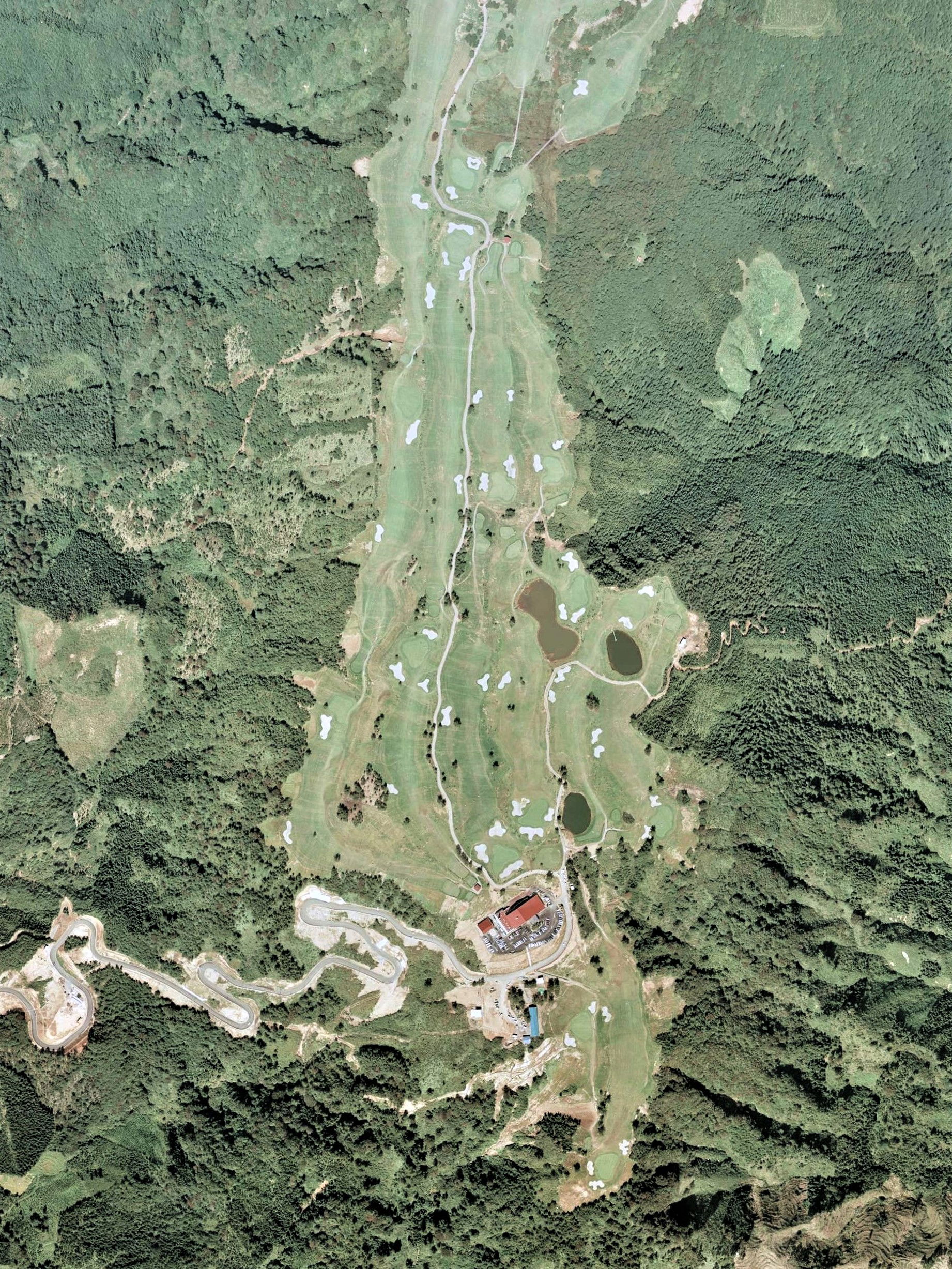 Golf Park Sakata, Sakata Yamagata Aerial photograph.1976