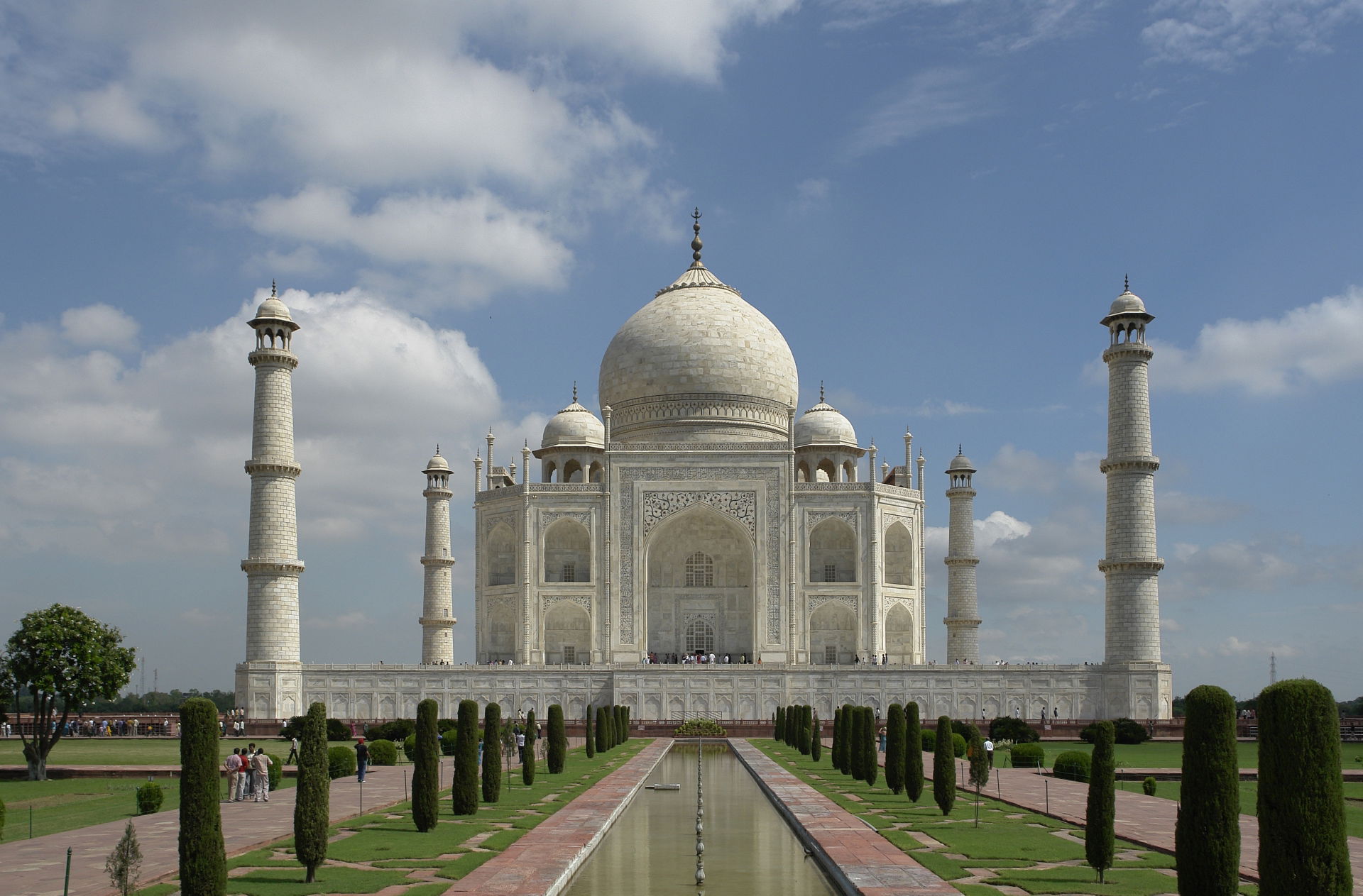 Taj Mahal, Agra, India, south face.