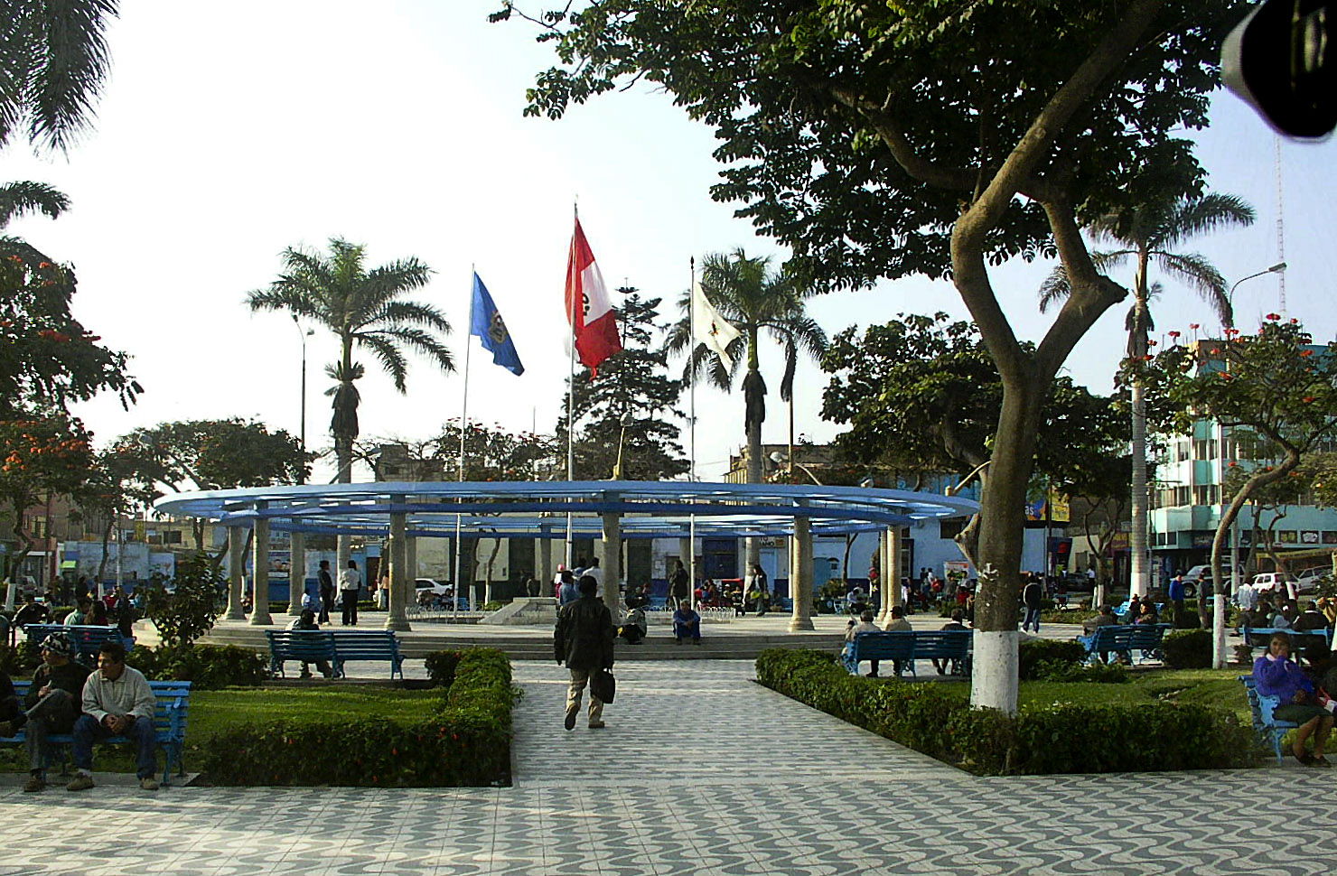 Plaza de Armas de Huacho, Huacho, Provincia de Huaura, Región d…