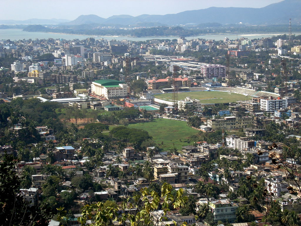 City view from the Gandhimandap, Guwahati.
Looks great when vi…