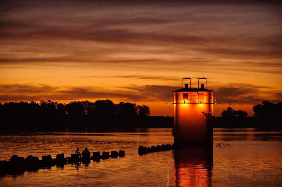 Paisaje de la costanera de la ciudad de Paysandú Uruguay