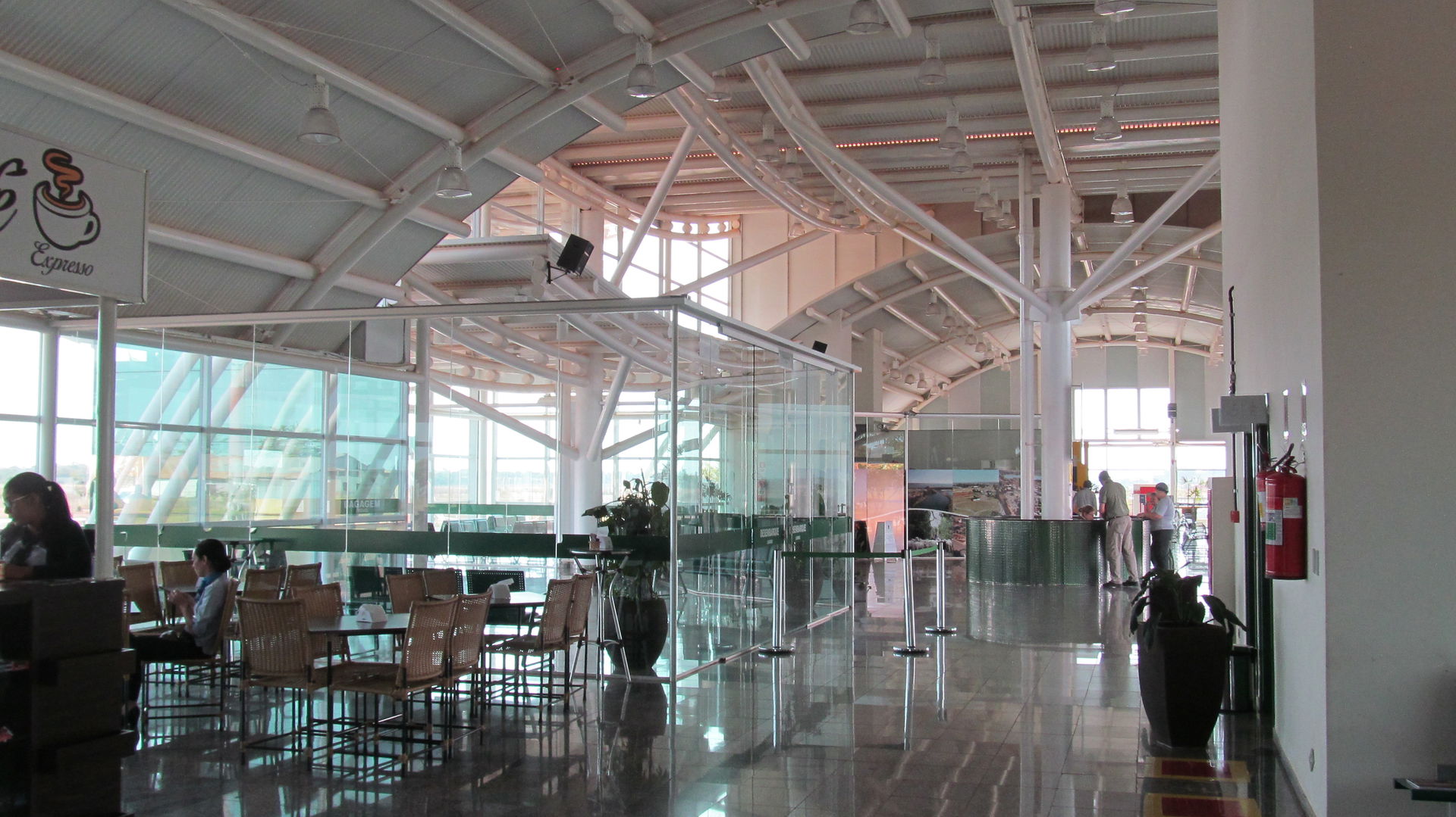 Três Lagoas Airport (TJL), interior view with arrival lounge