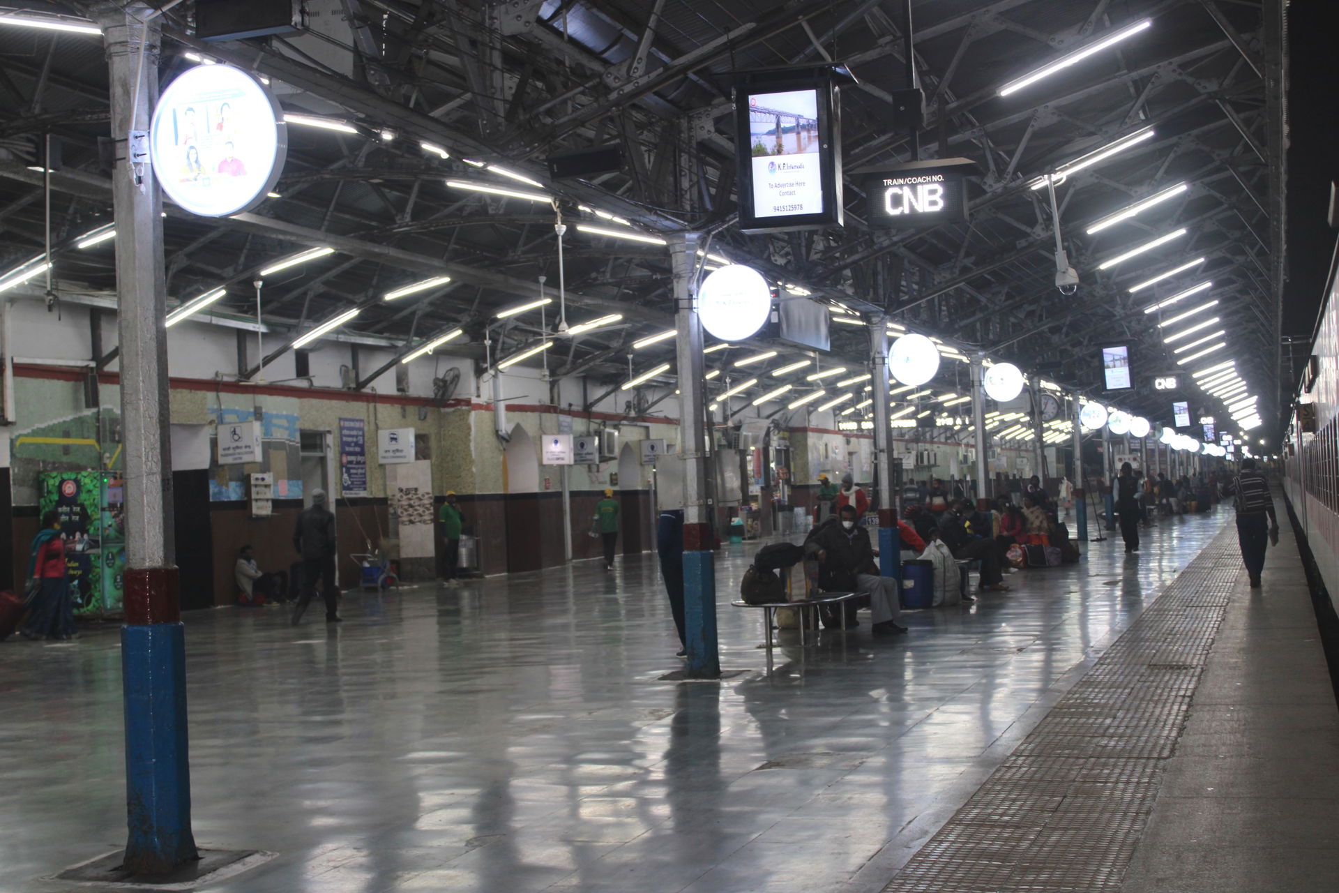 A platform of Kanpur Central Railway Station, Kanpur, Uttar Pra…