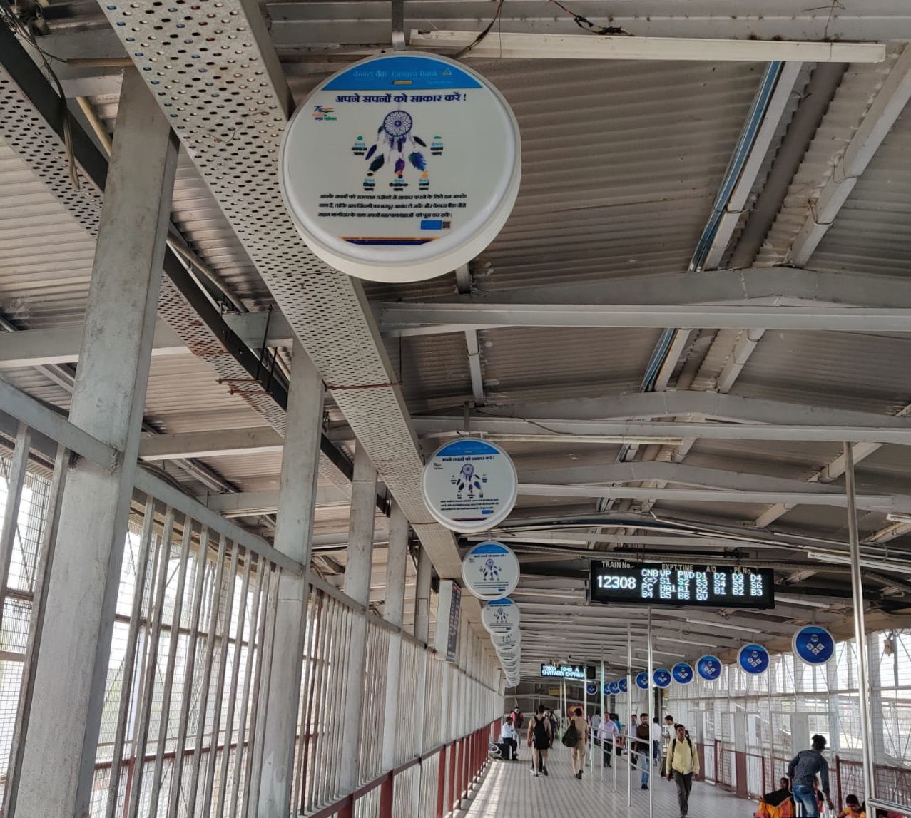 Foot Bridge at Kanpur Central Railway Station, Kanpur, Uttar Pr…