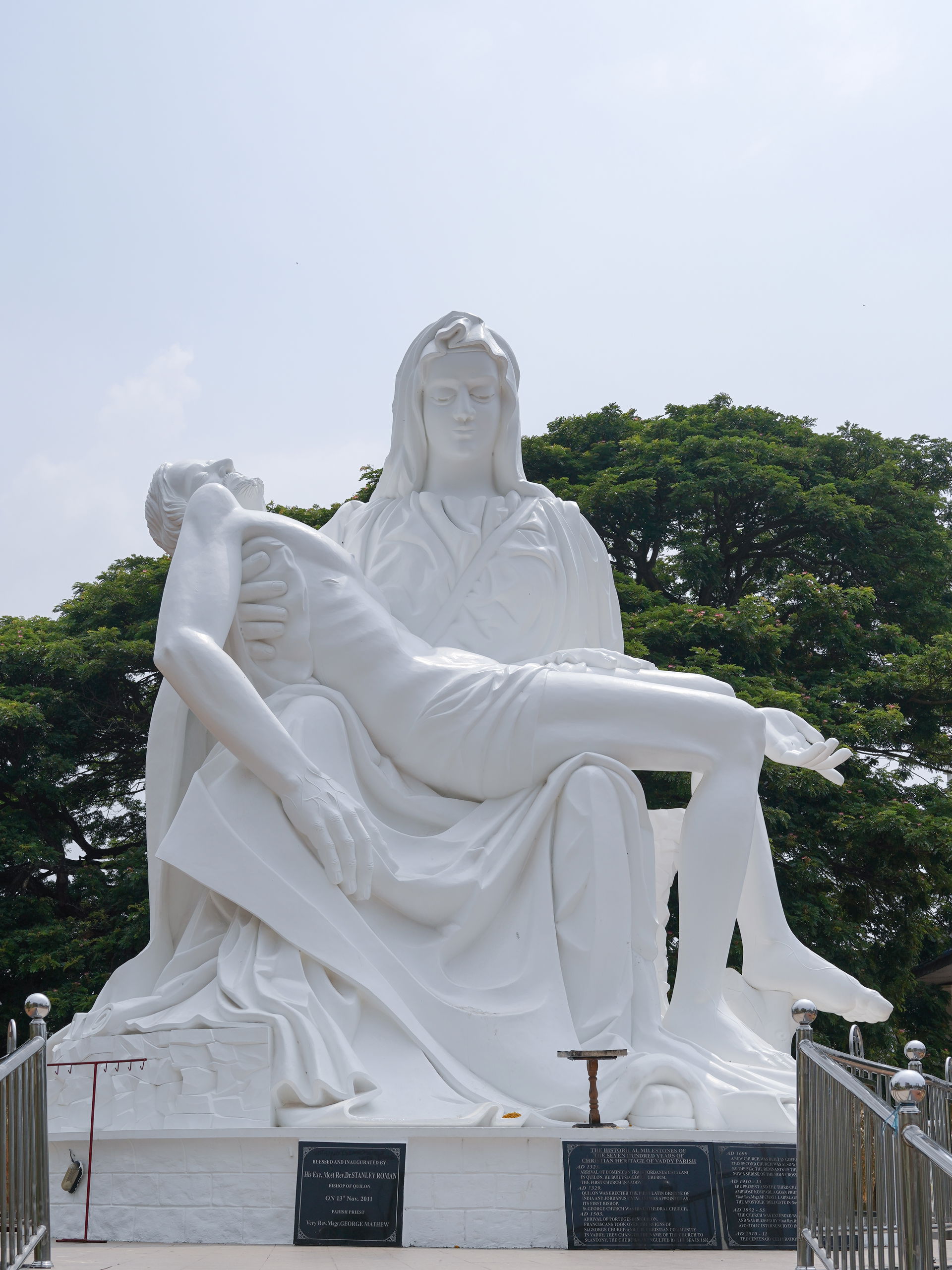 The Pietà, St. Antony's Church, Vaddy, Kollam, Kerala, India