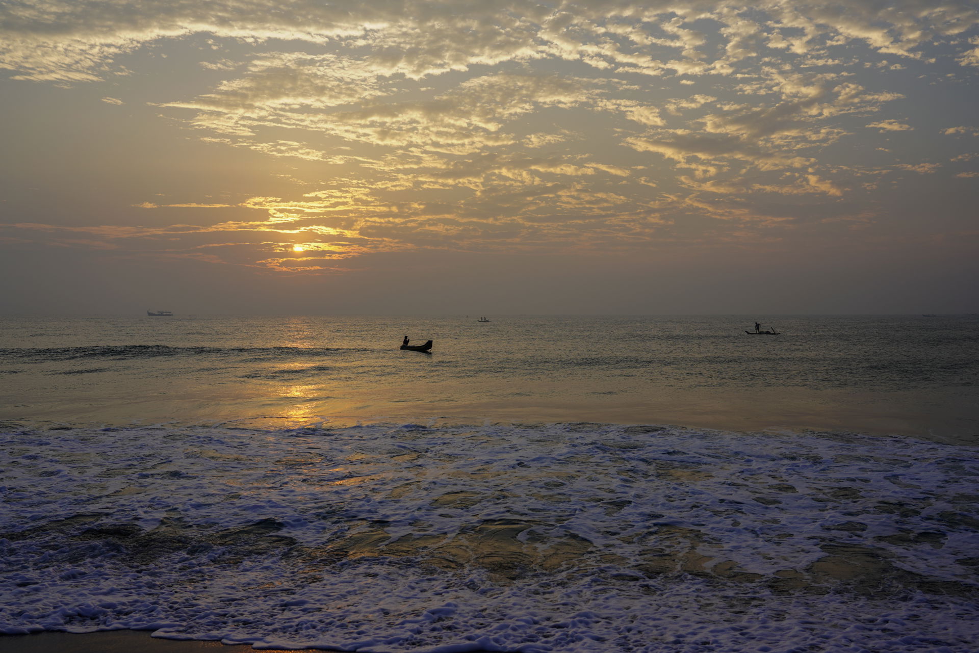 A view from University Beach, Pondicherry