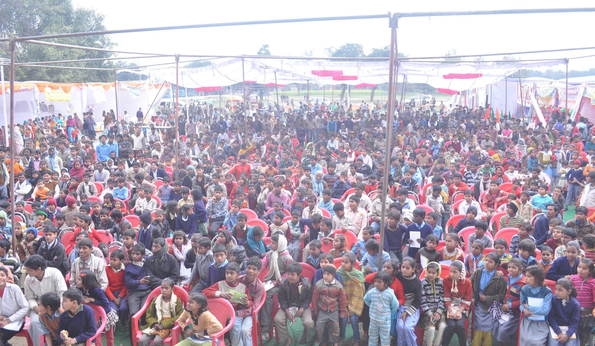 People at Public Information Campaign on Bharat Nirman, at Shah…
