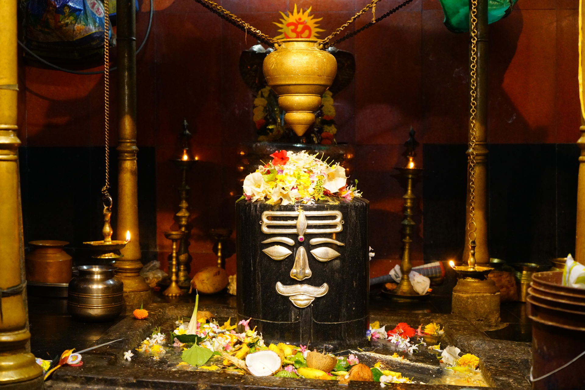 Shiva idol at uttareswara swamy temple, balaga, srikakulam, And…