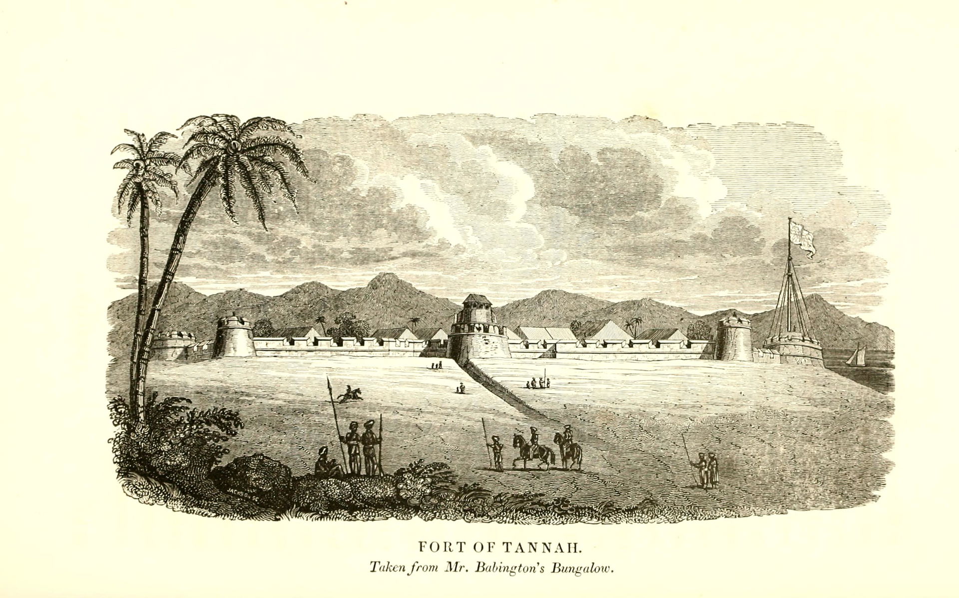 Thane Fort, from Stephen Babington's bungalow