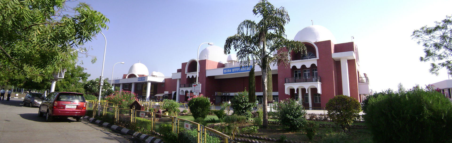 A panoramic view of the Vadodara Airport.