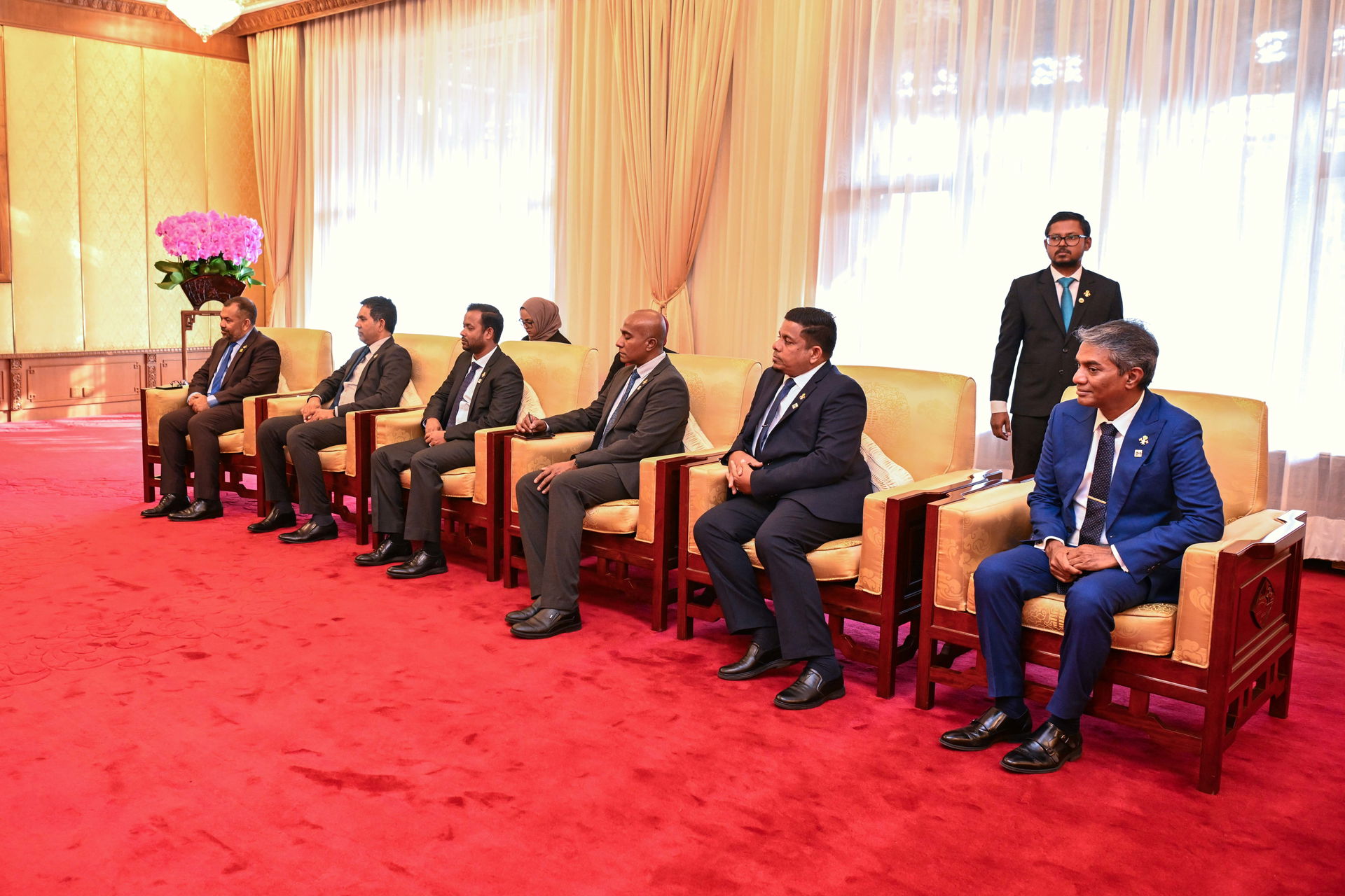 Chen Jianguang meets Mohamed Muizzu