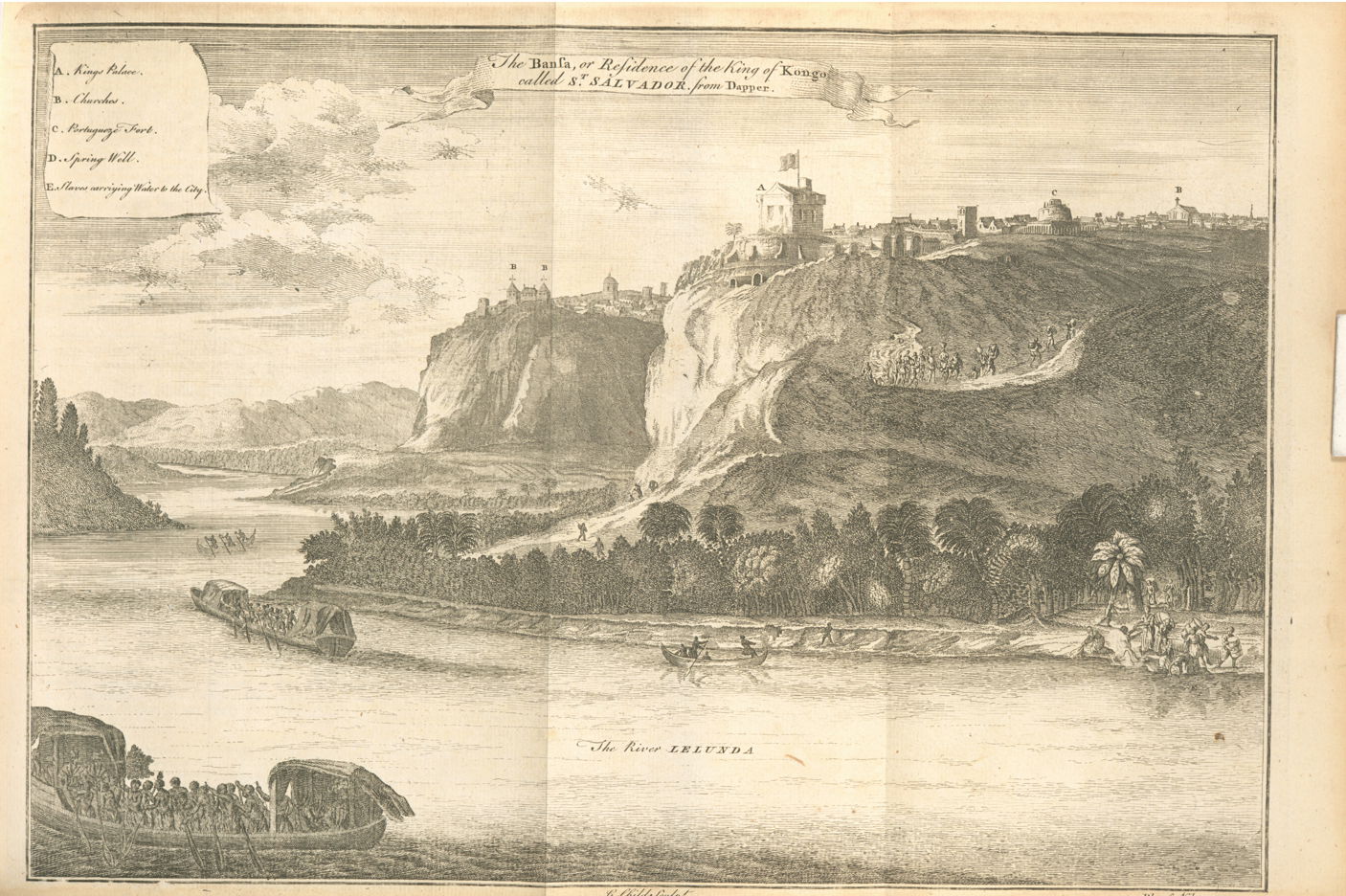 São Salvador, capital of the Kingdom of Kongo, in the late 17th…