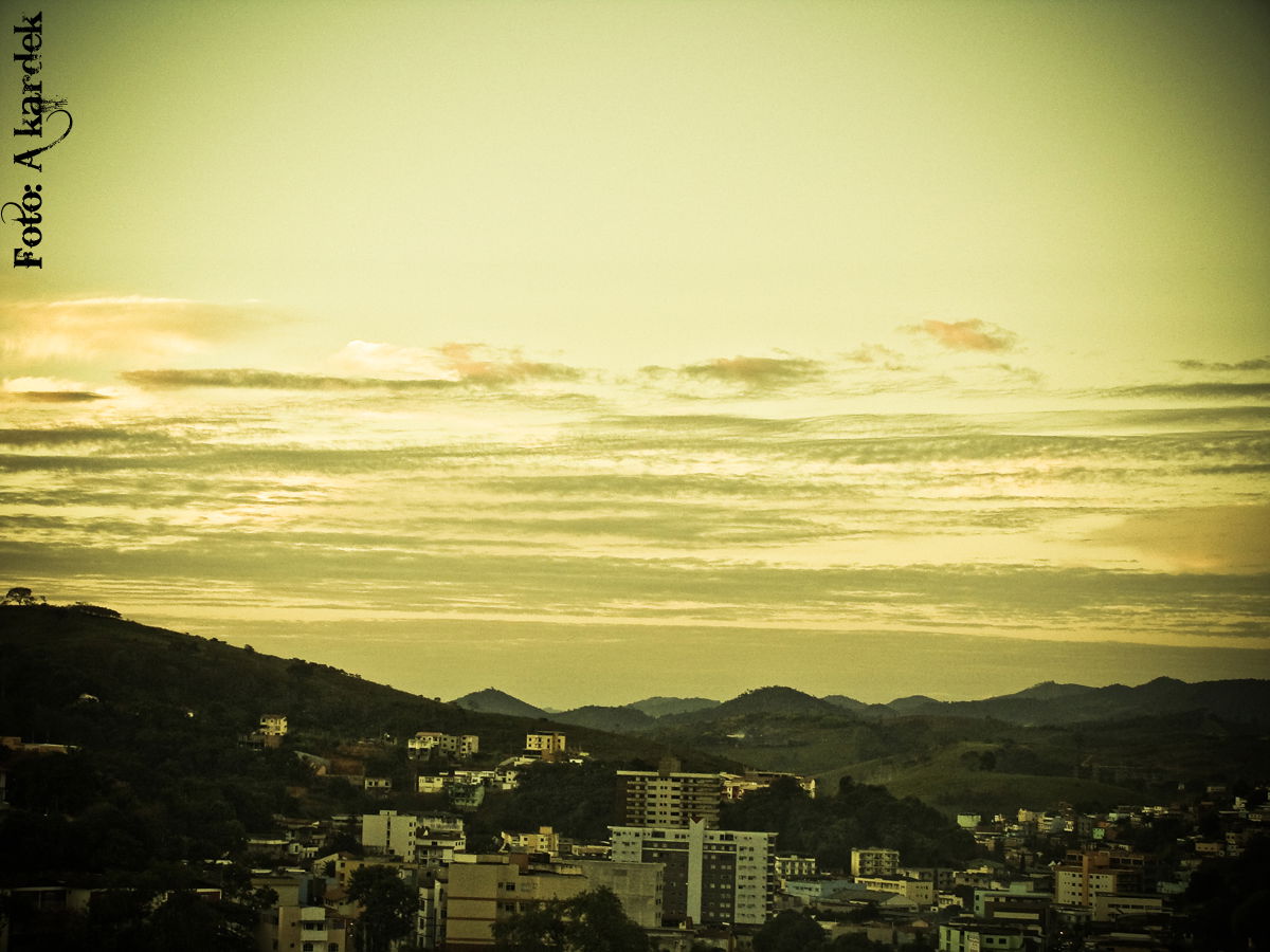 Partial view of Caratinga, Minas Gerais, Brazil.