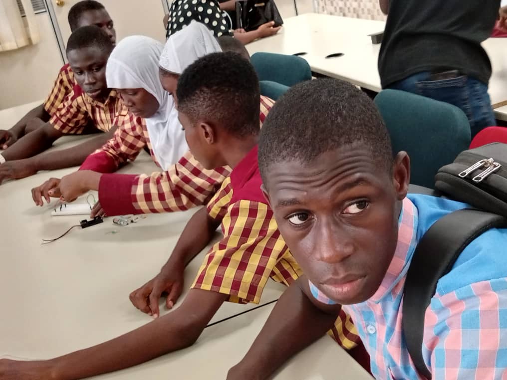 IOT workshop with Zongo students during SFD 2024