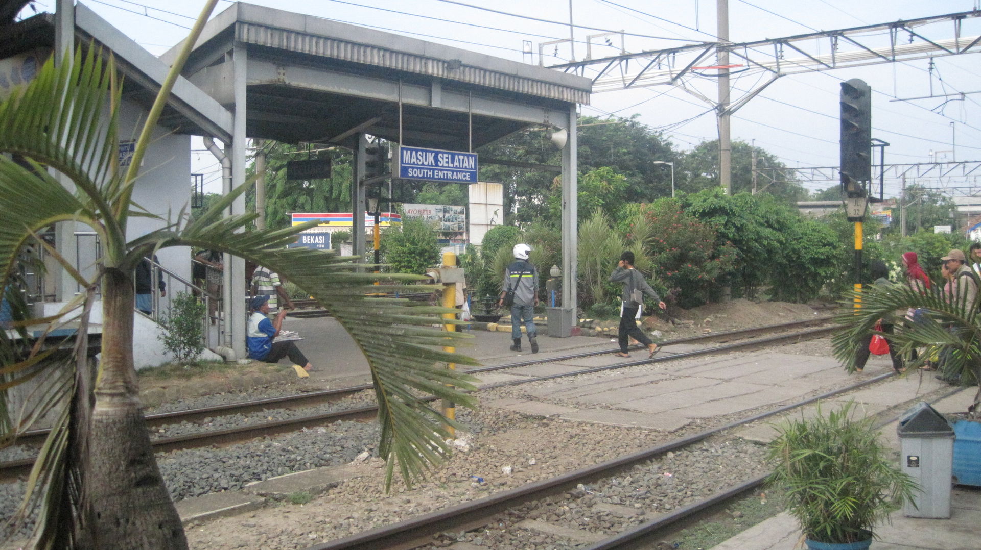 Bekasi Train Station, Bekasi, West Java, Indonesia