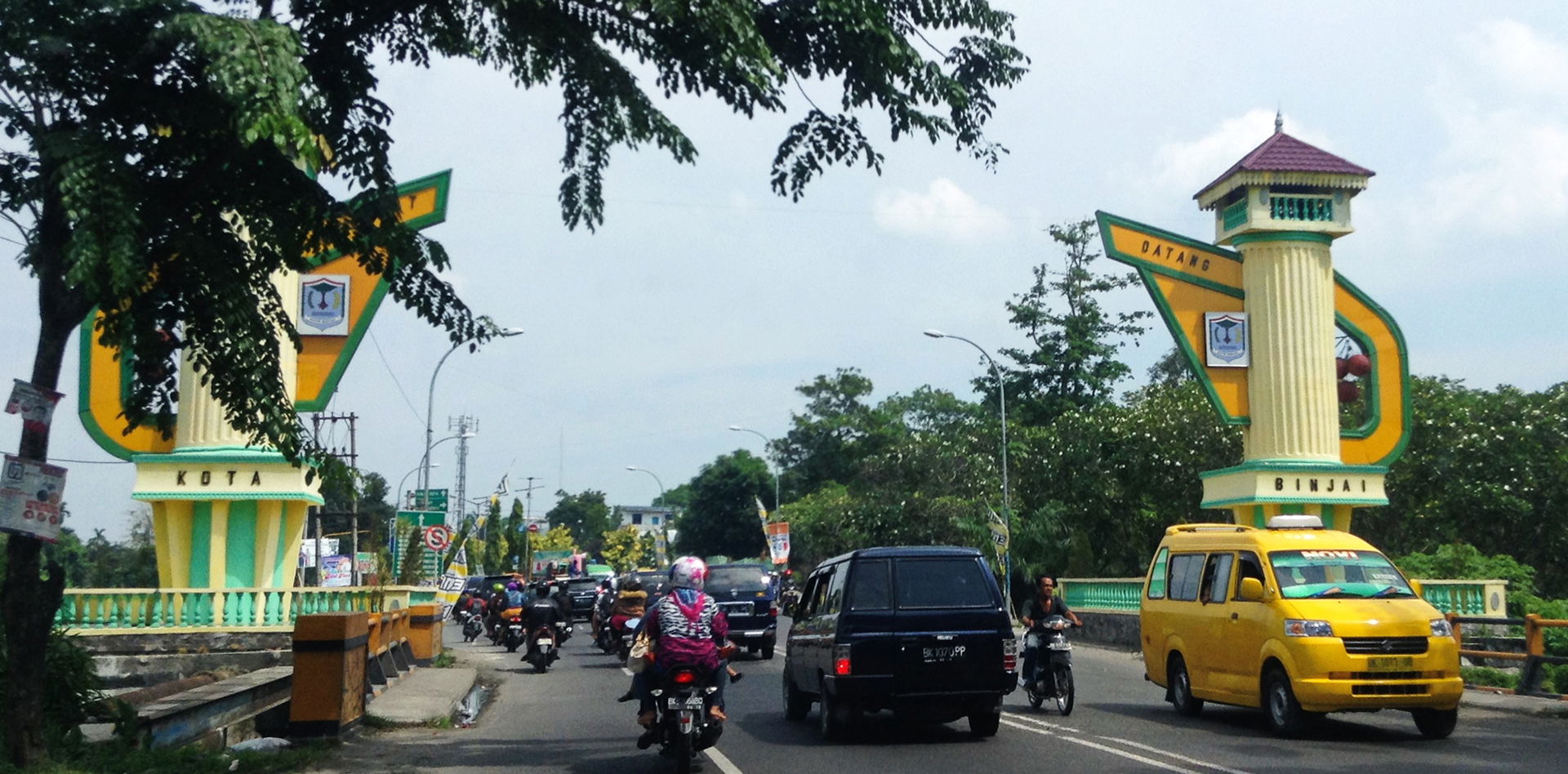 Welcome gate to Binjai