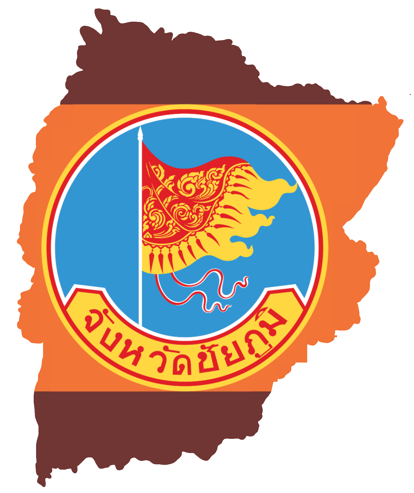 แผนที่ธงจังหวัดชัยภูมิ