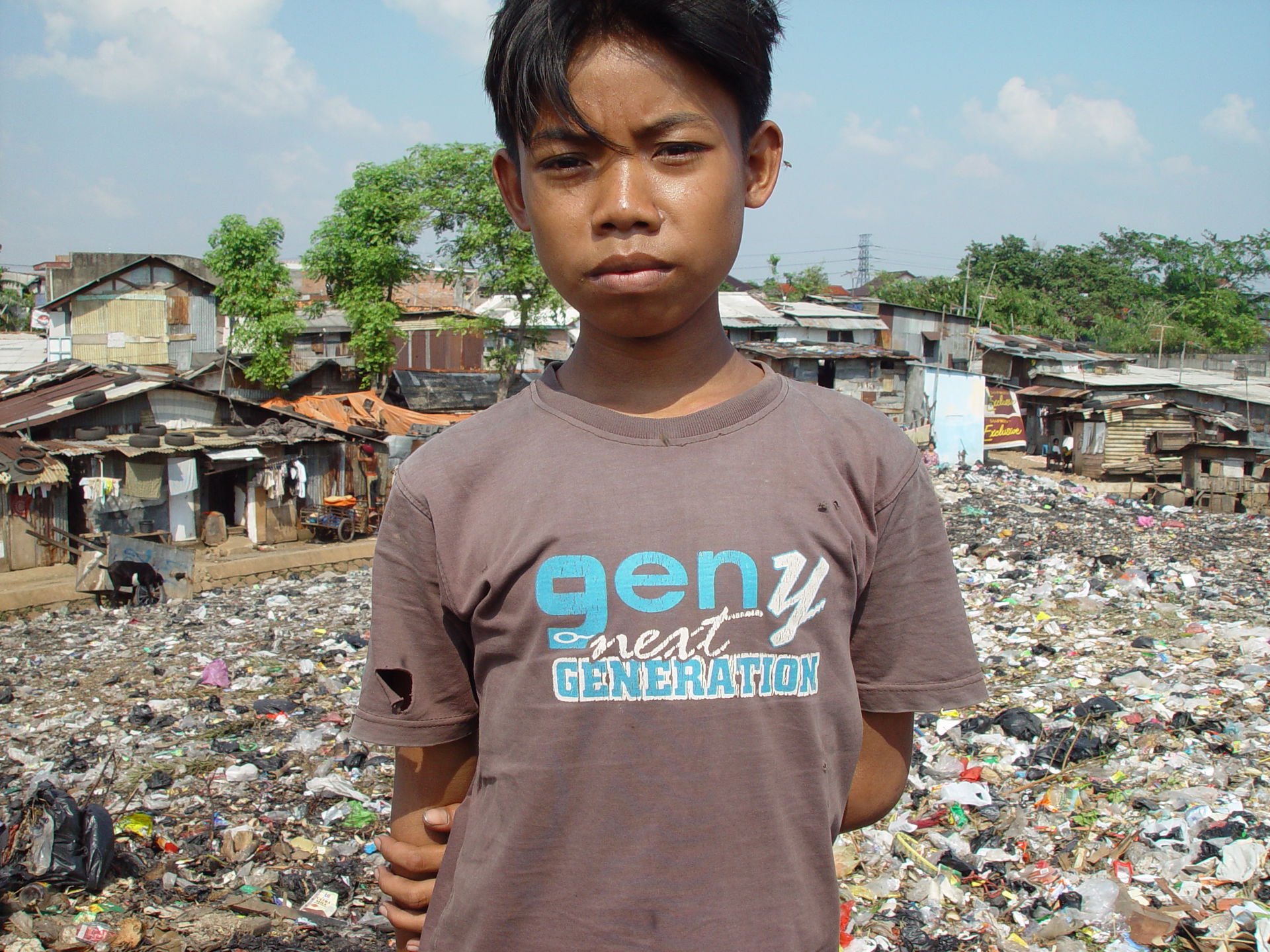 A young boy living on an East Cipinang garbage dump, Jakarta In…