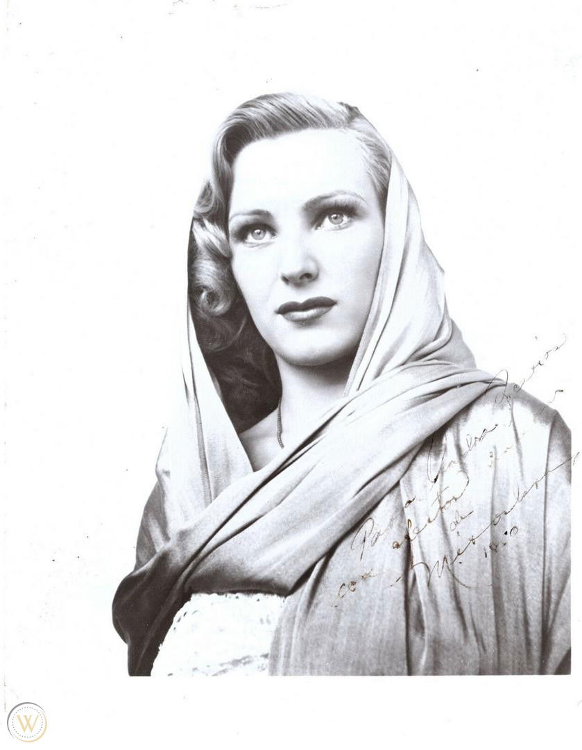 Czechoslovak-born Mexican actress Miroslava Stern in a publicit…