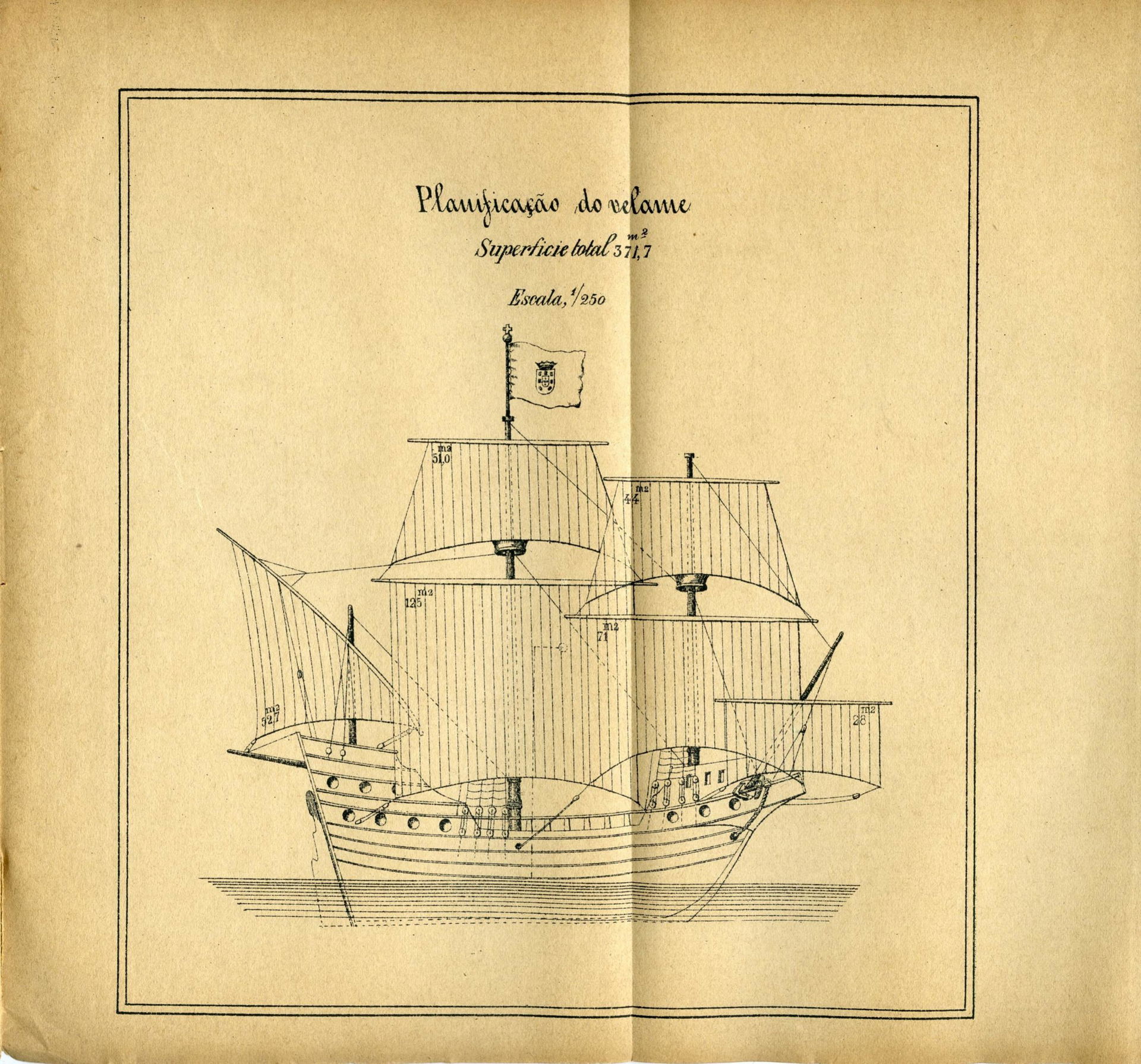 Plans of Nau Sao Gabriel