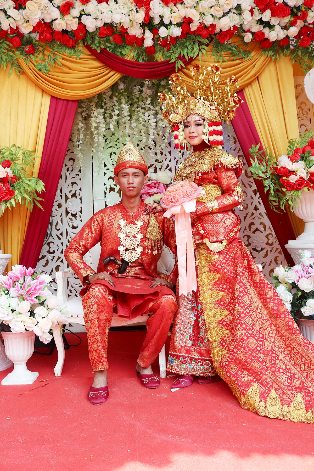 pengantin adat Palembang modifikasi menjadi salah satu kekayaan…