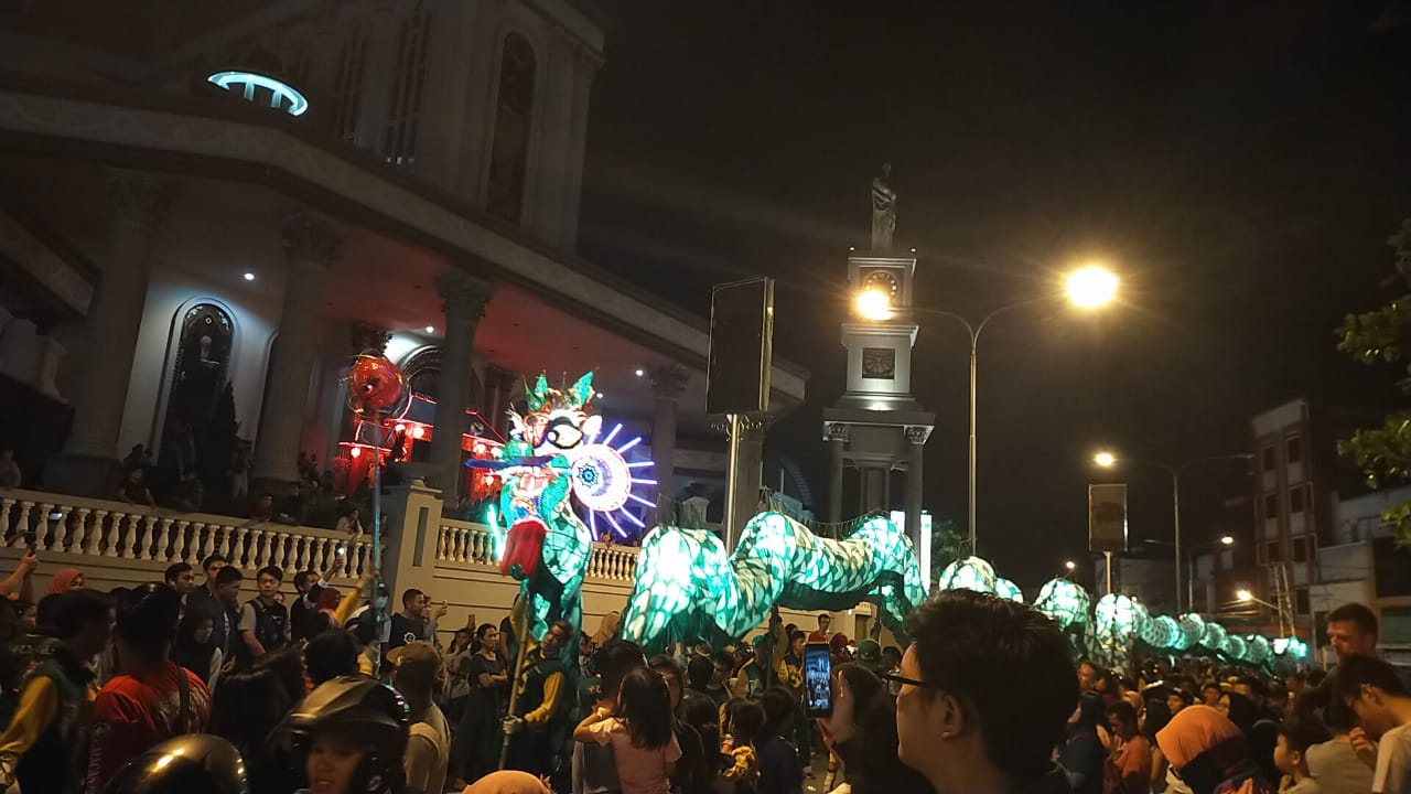 Festival dragon in Pontianak City